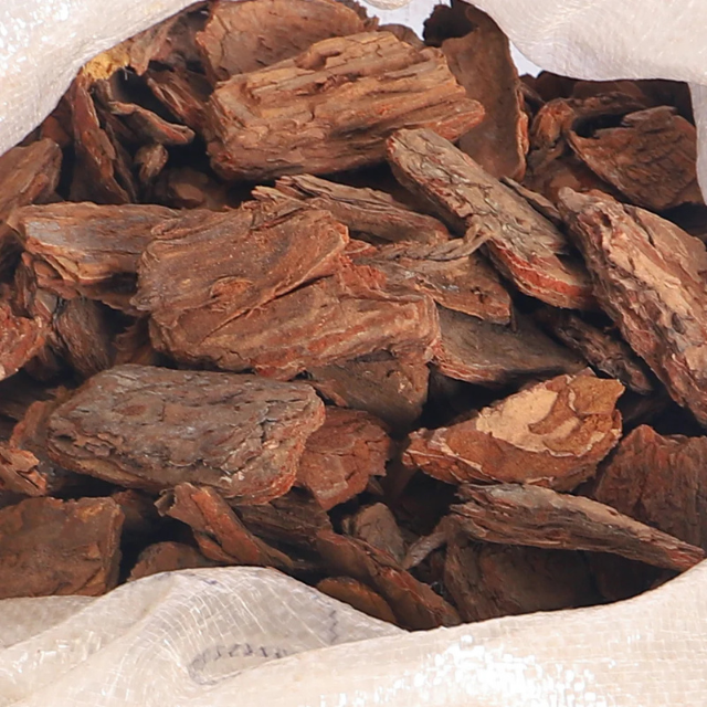 Natural Bark Chips – Dried Wood Mulch for Gardening & Landscaping
