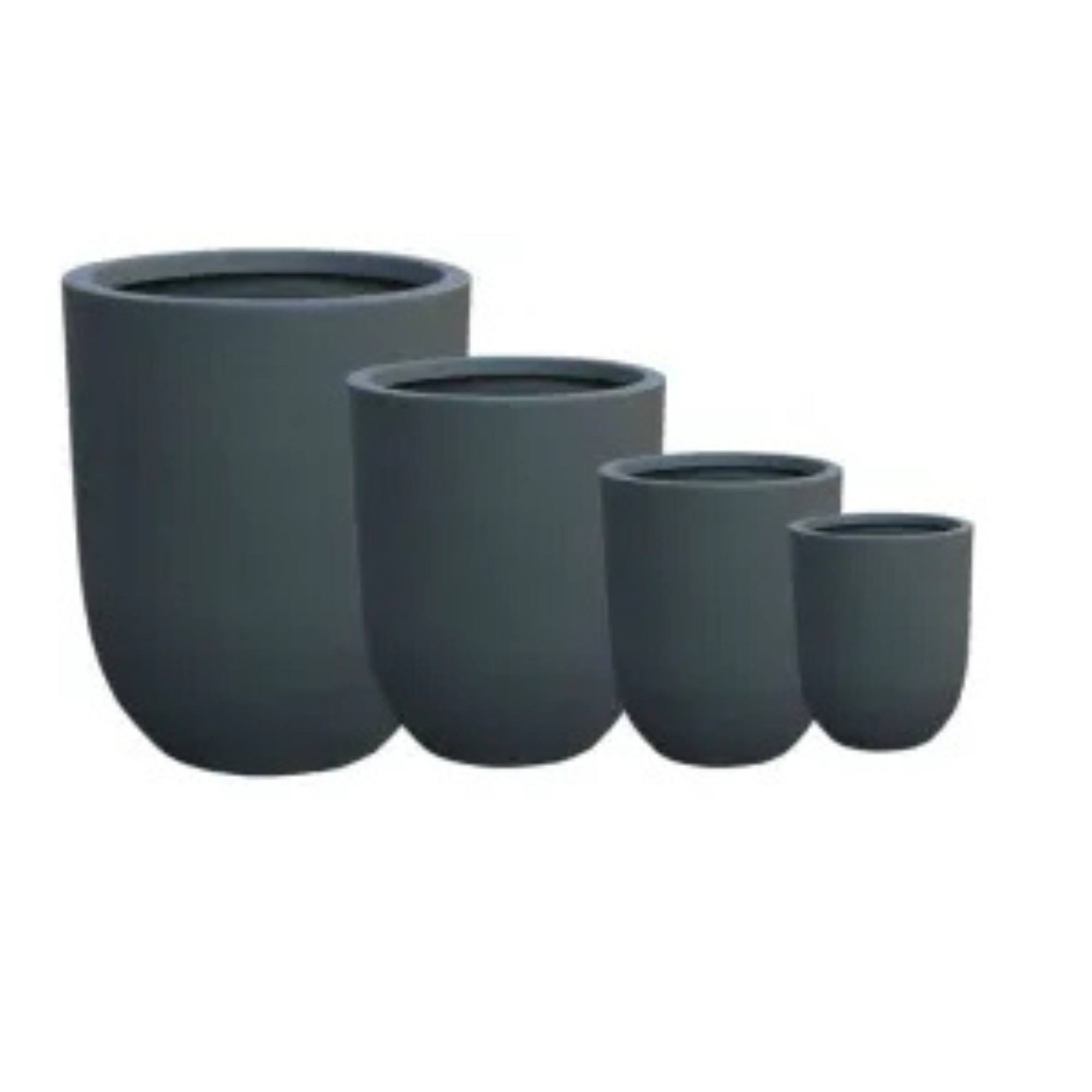 Stylish U Shape Fiber Clay Planter Pots