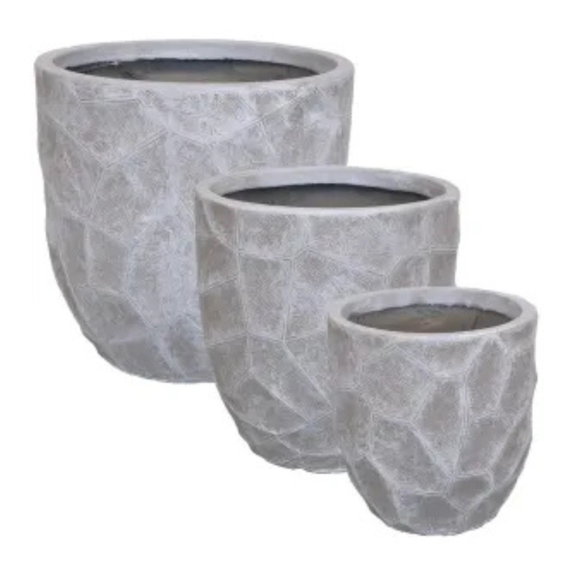 Outdoor Fiber Clay Plant Pots