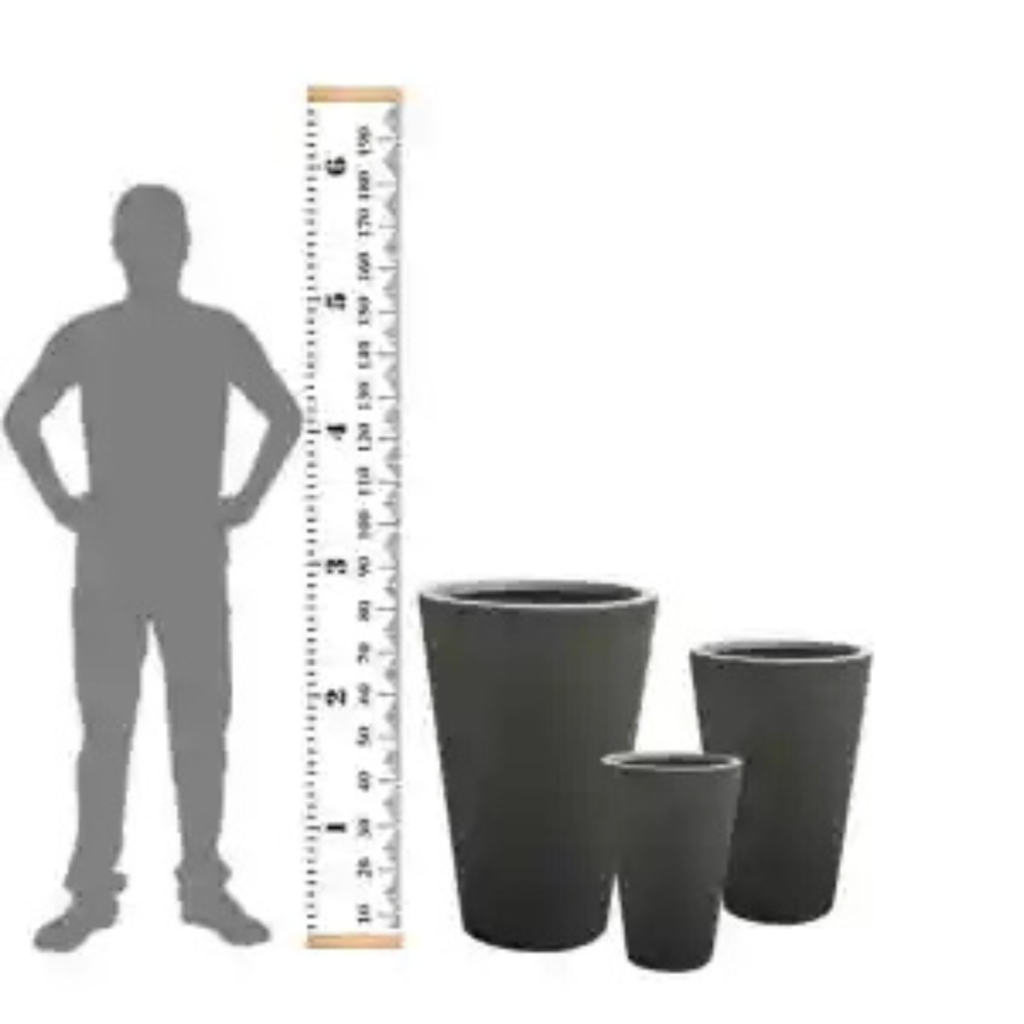 Fiber Clay planter Pots for Indoor & Outdoor