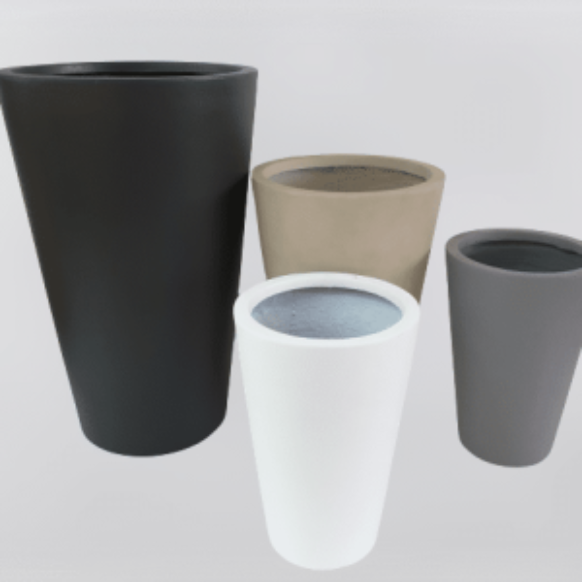 Fiber Clay planter Pots for Indoor & Outdoor