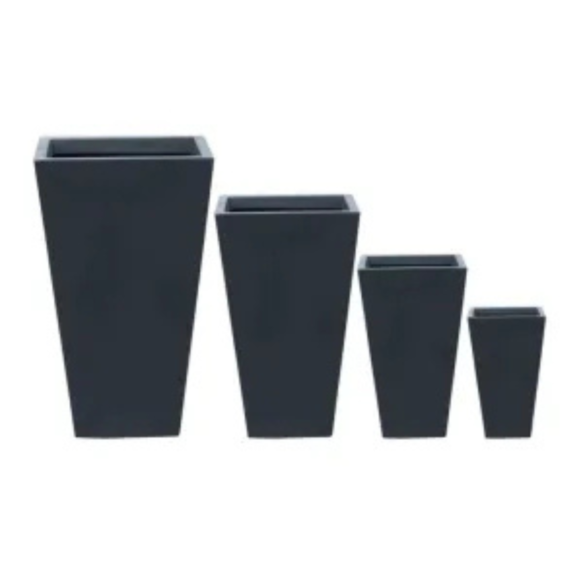 Indoor Outdoor Tall Fiber Clay Pots