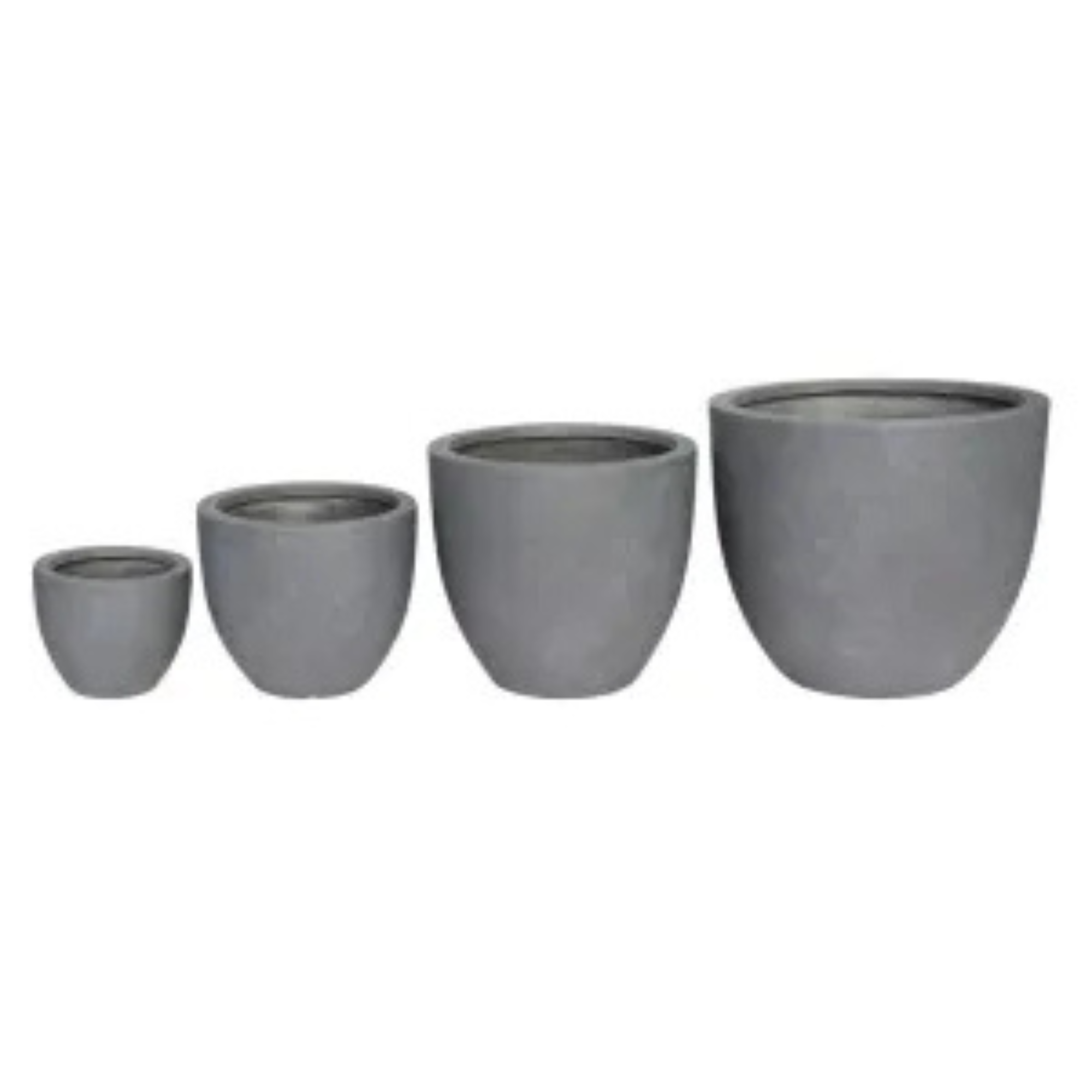 Indoor Outdoor Round Fiber Clay Plant pots