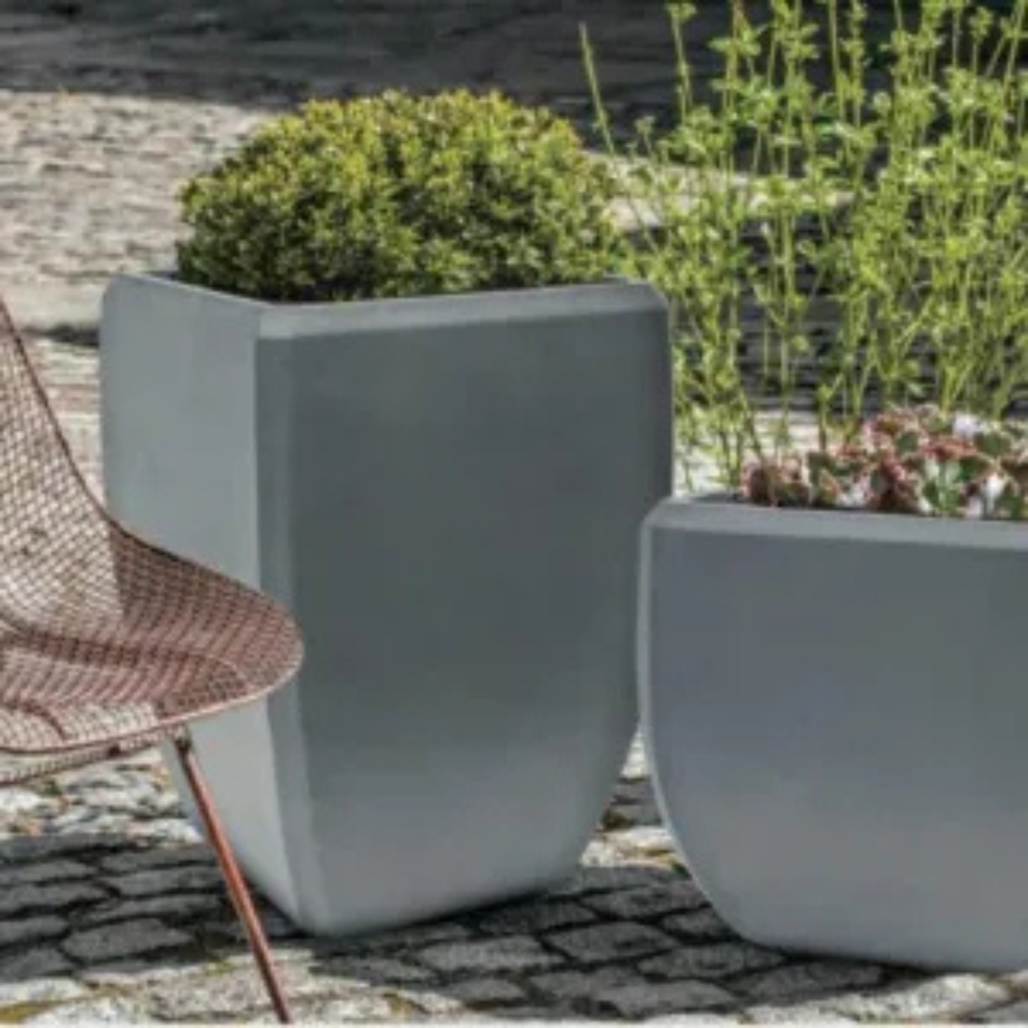 Stylish Fiber Clay Planter Pots