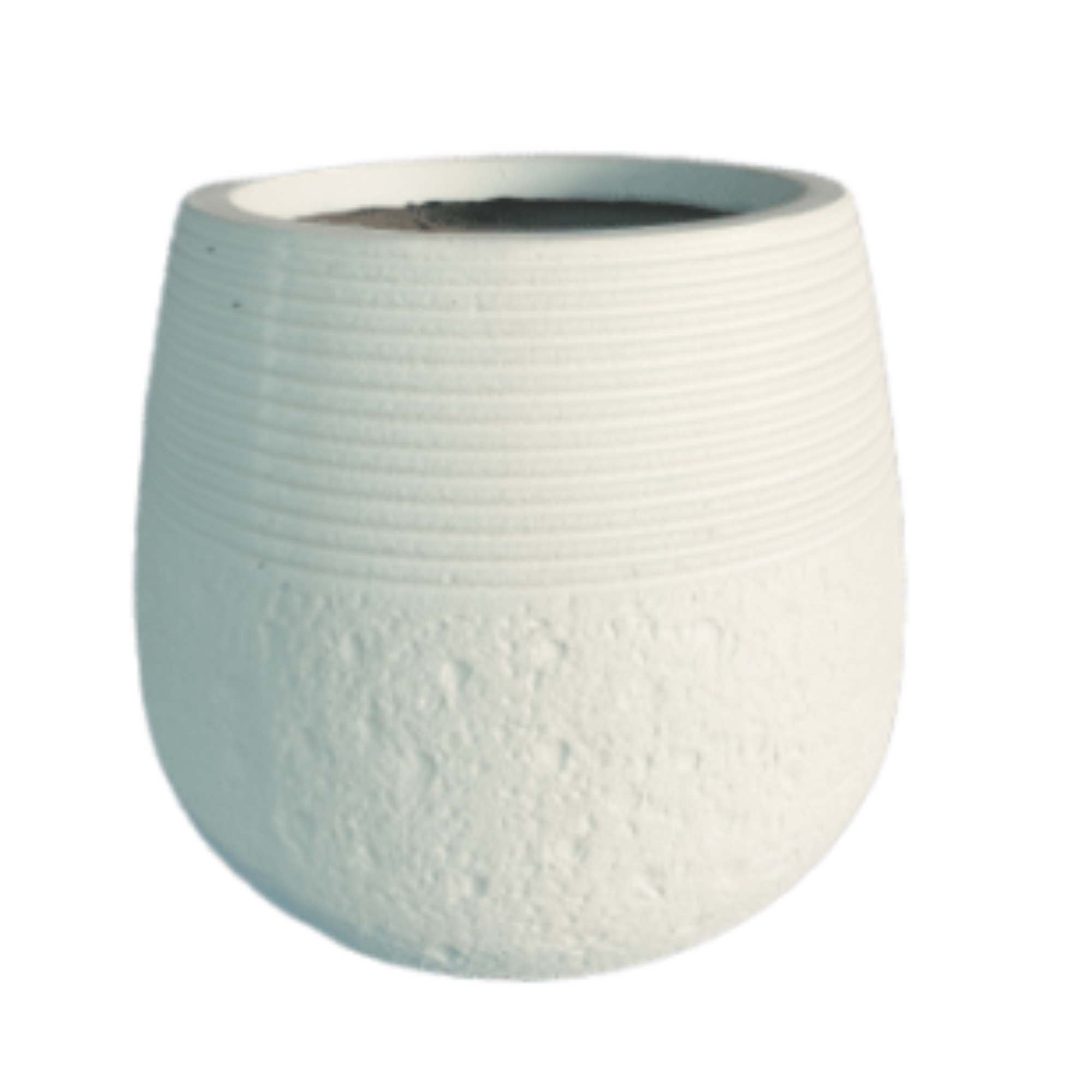 Indoor Outdoor Fiber Clay Planter Pots