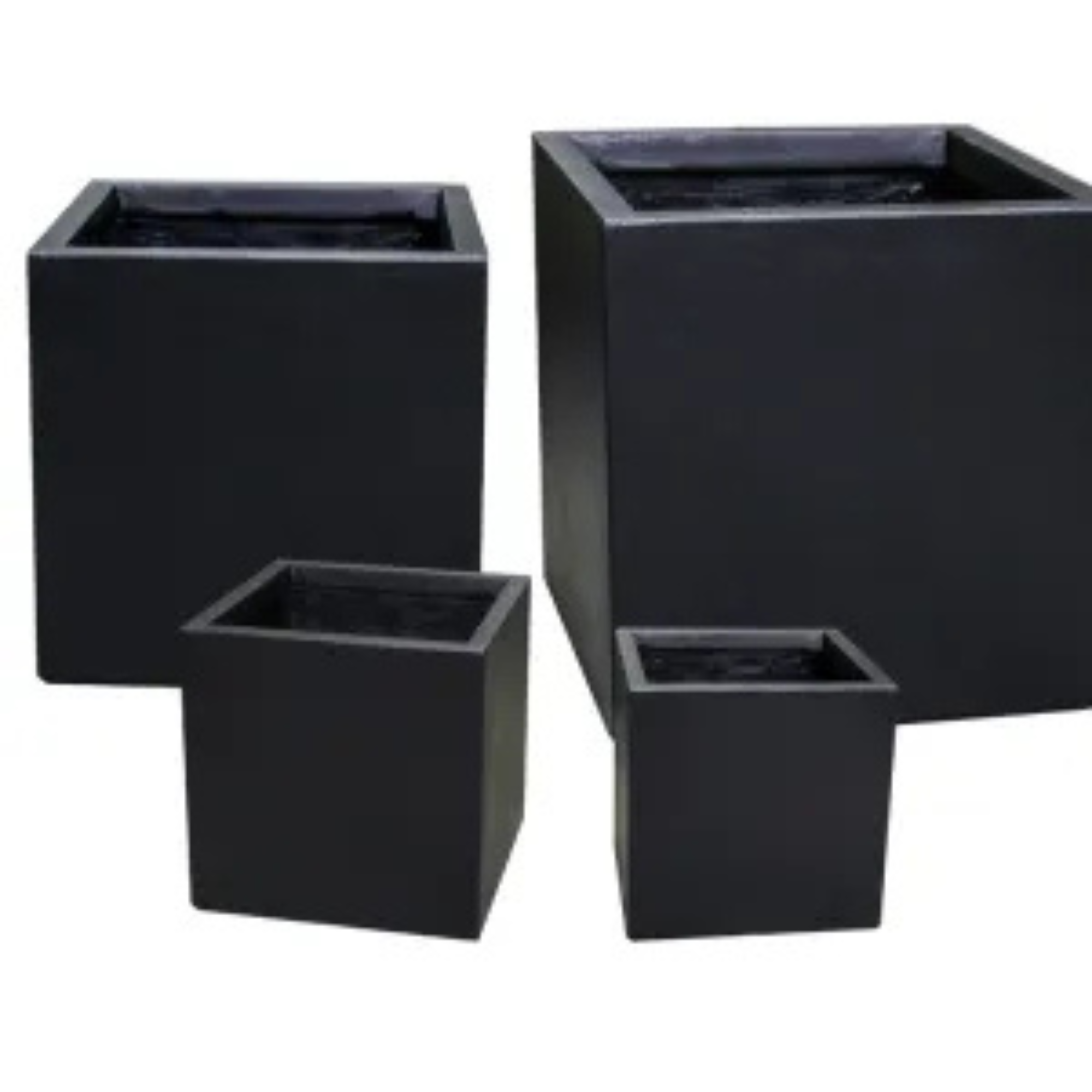 Modern Fiber clay Square Plant Pots