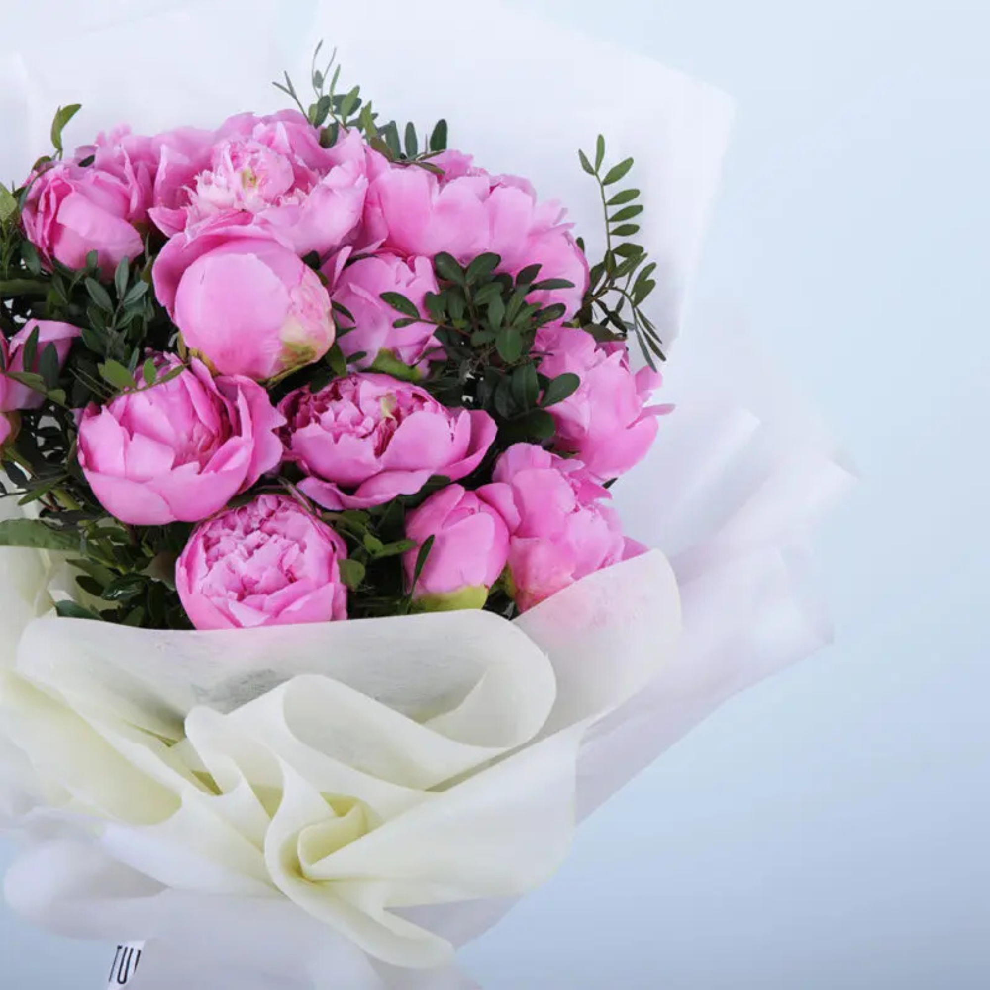 Pristine Peony Bouquet Artificial Flowers