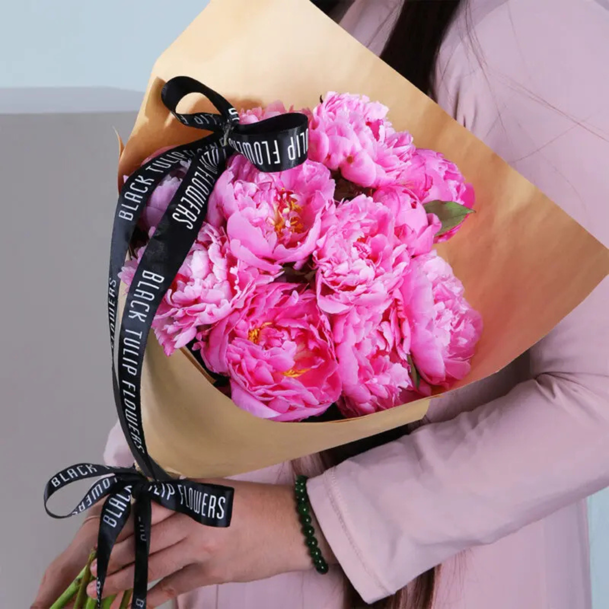 Romantic Peony Bouquet for My Love
