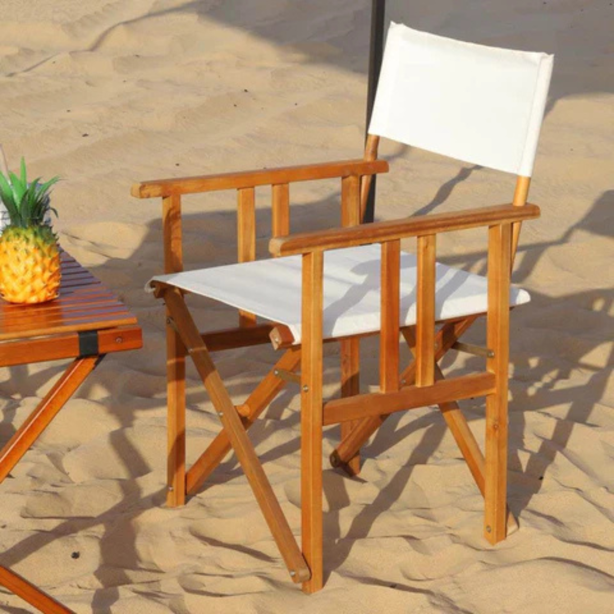Wood Fabric Folding Chair for Outdoor