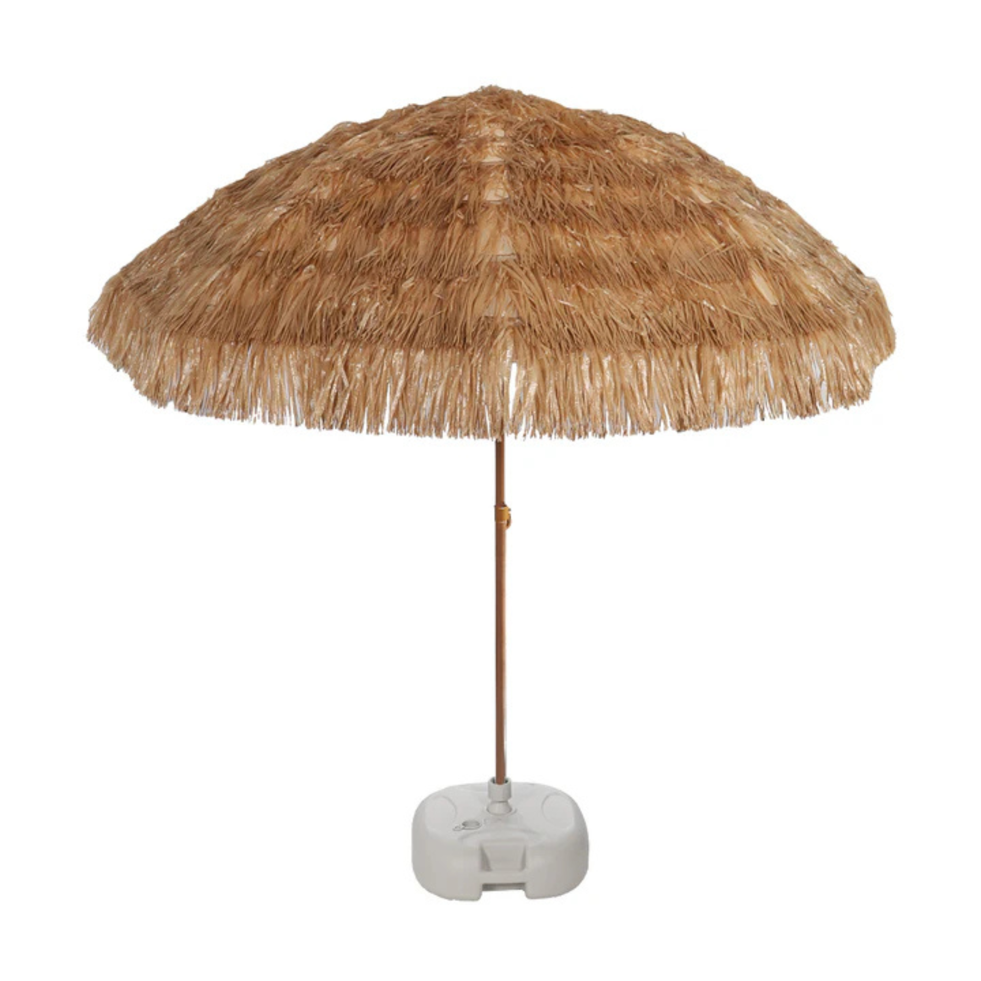 Outdoor Hawaiian Straw Umbrella – Umbrella Only