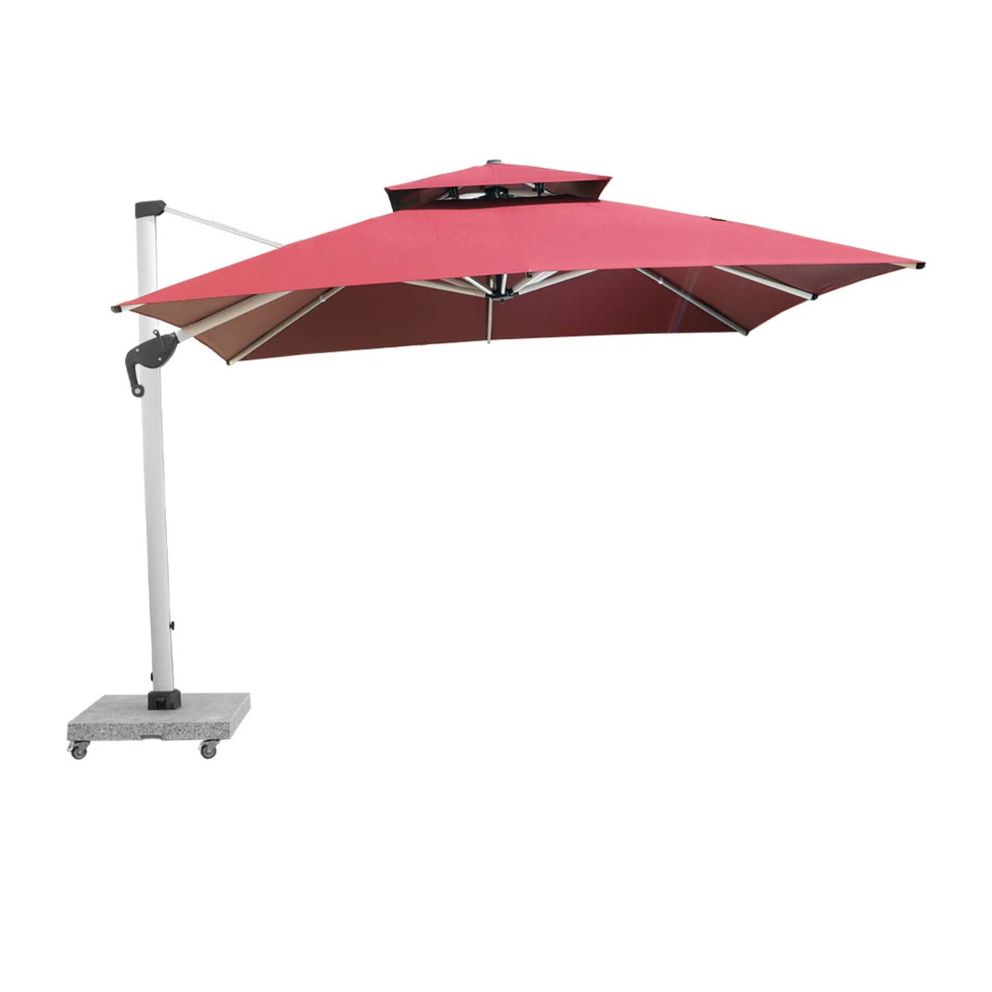 3m Outdoor Cantilever Umbrella with 150kg Base