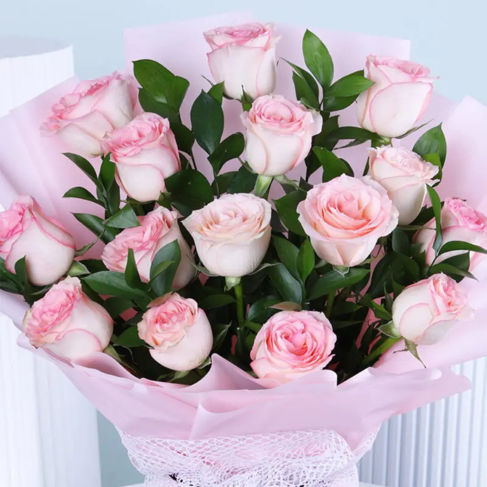 Lovely Soft Pink Rose Bouquet