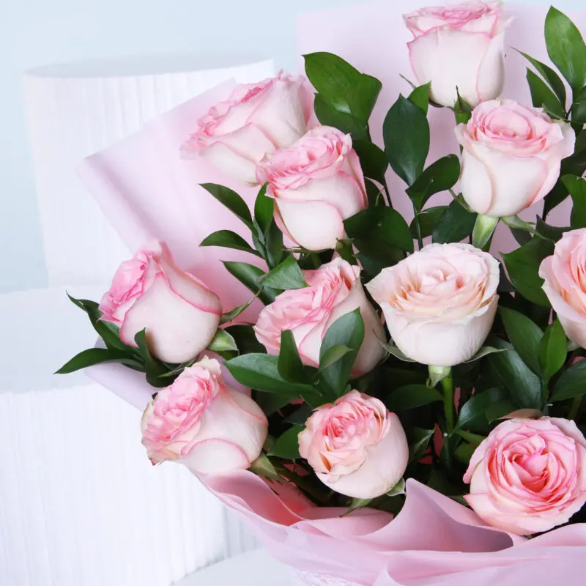 Lovely Soft Pink Rose Bouquet
