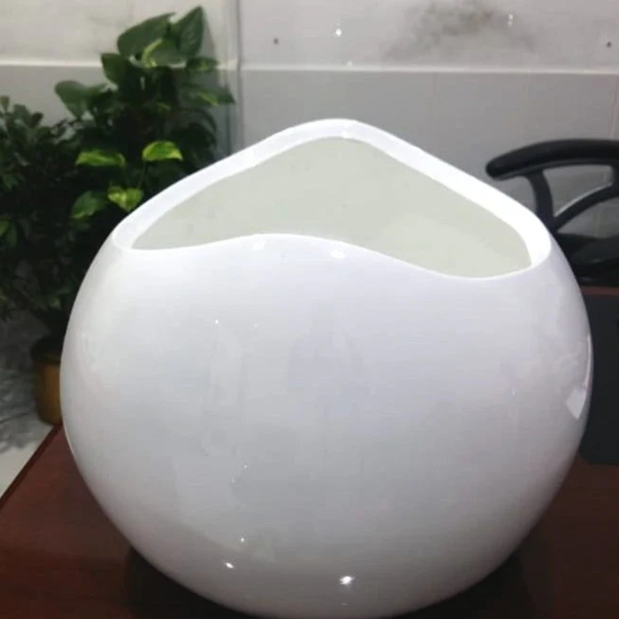 Oval GRP Fiber Glass Planter pots 30x35cm