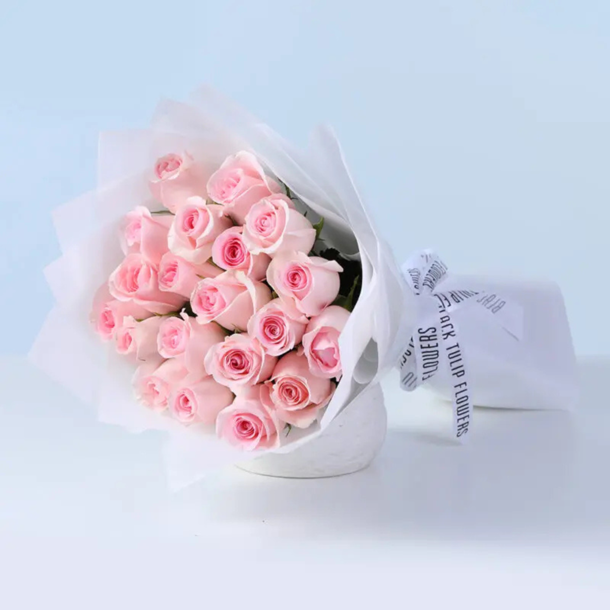 Romantic Blush Rose Flower Bouquet