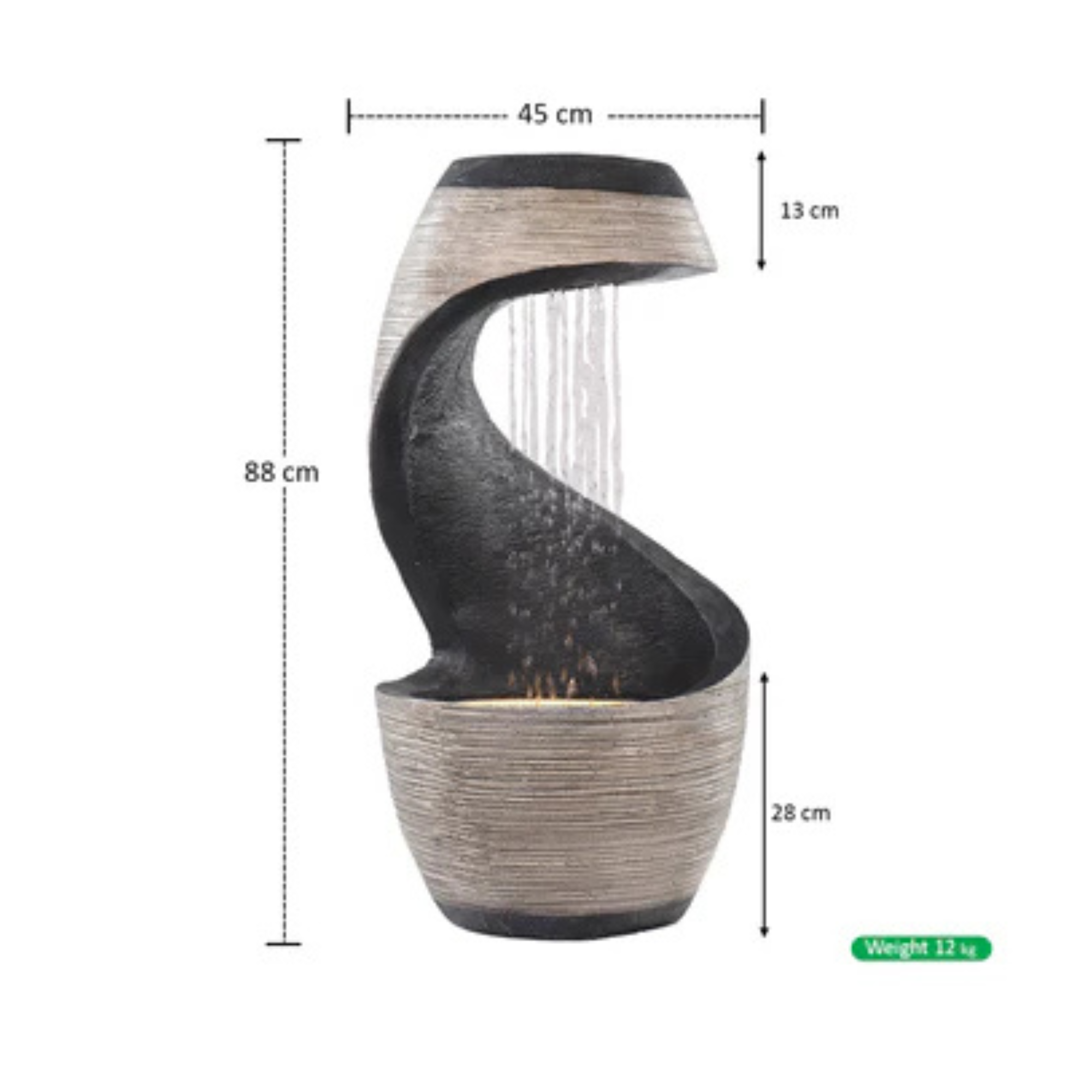 Outdoor Abstract Rain Designed Water Fountain