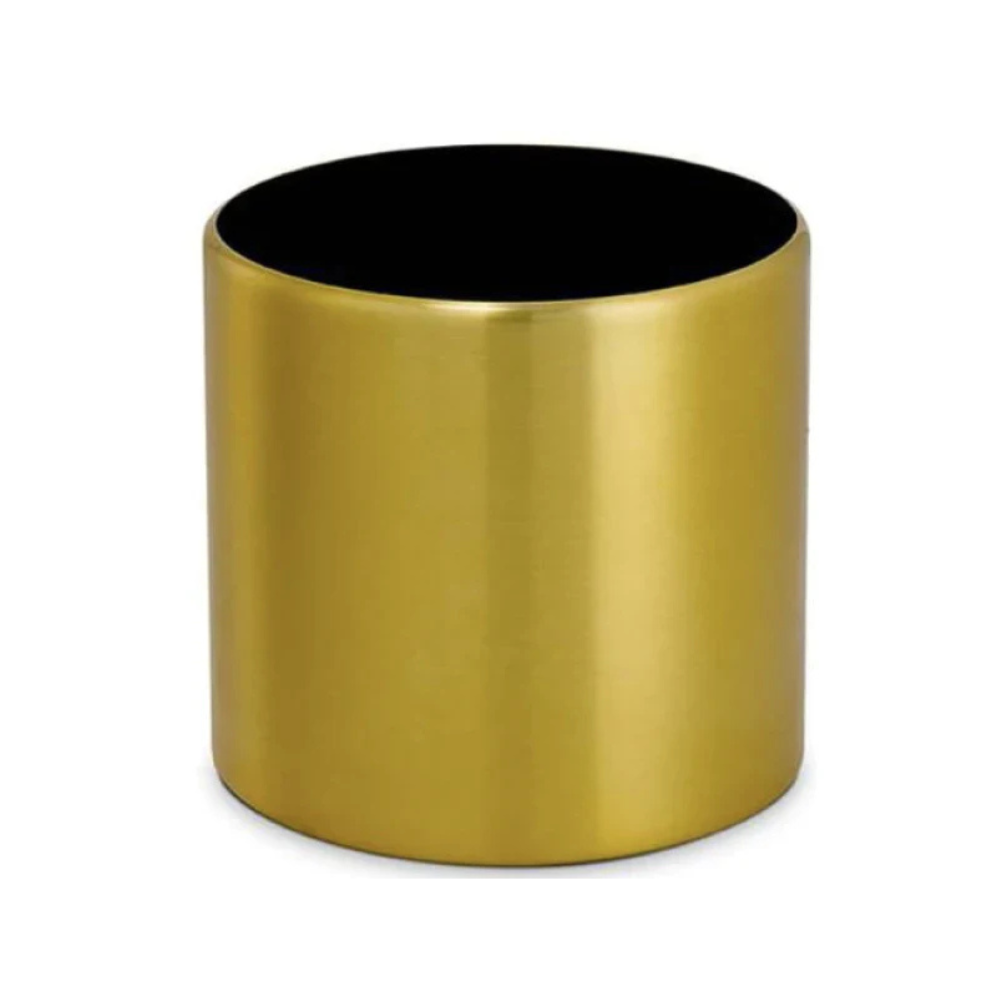 Stylish Stainless Steel Gold Finish, Classic Cylinder Pots