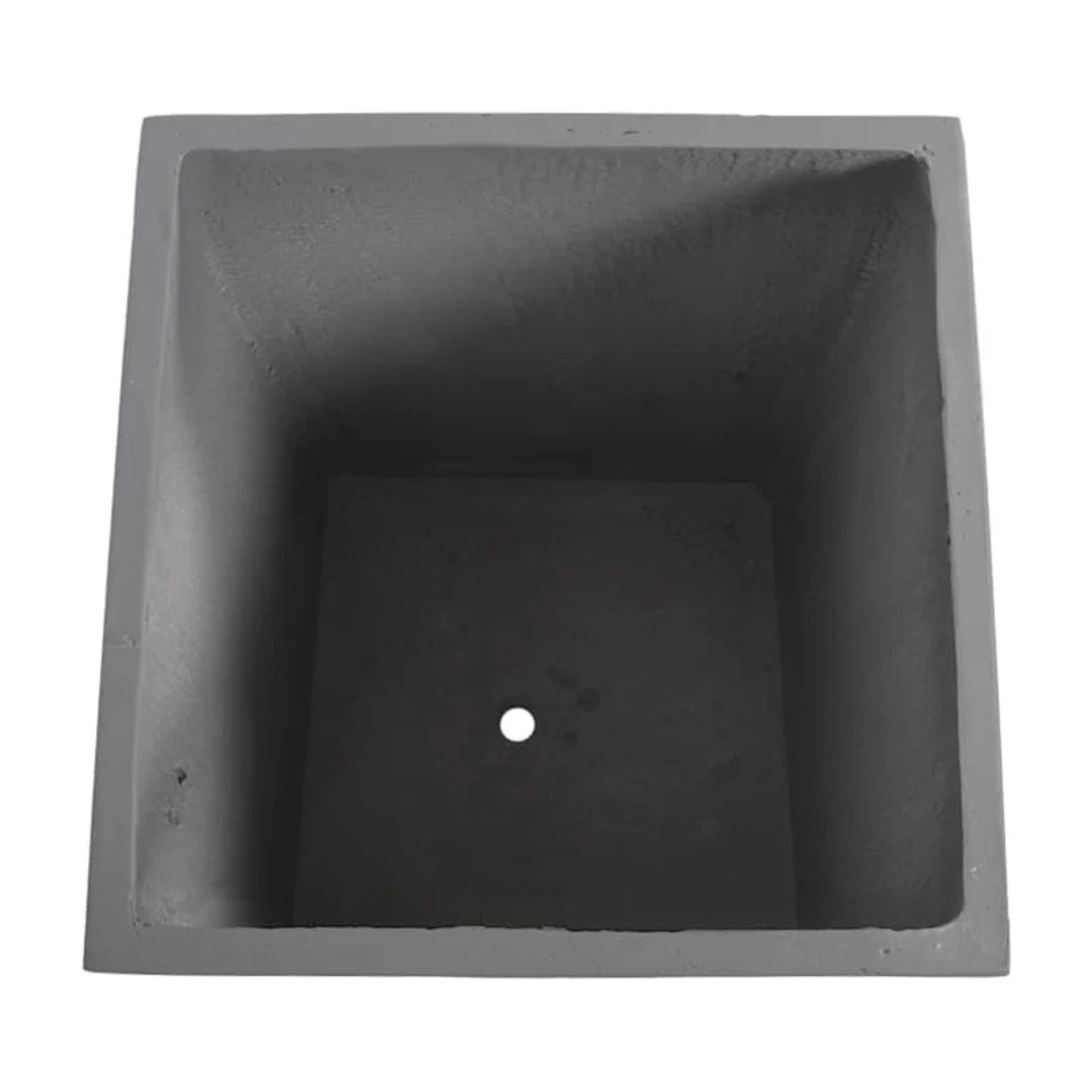 Modern Elegant Black Ceramic Planter Pots Set