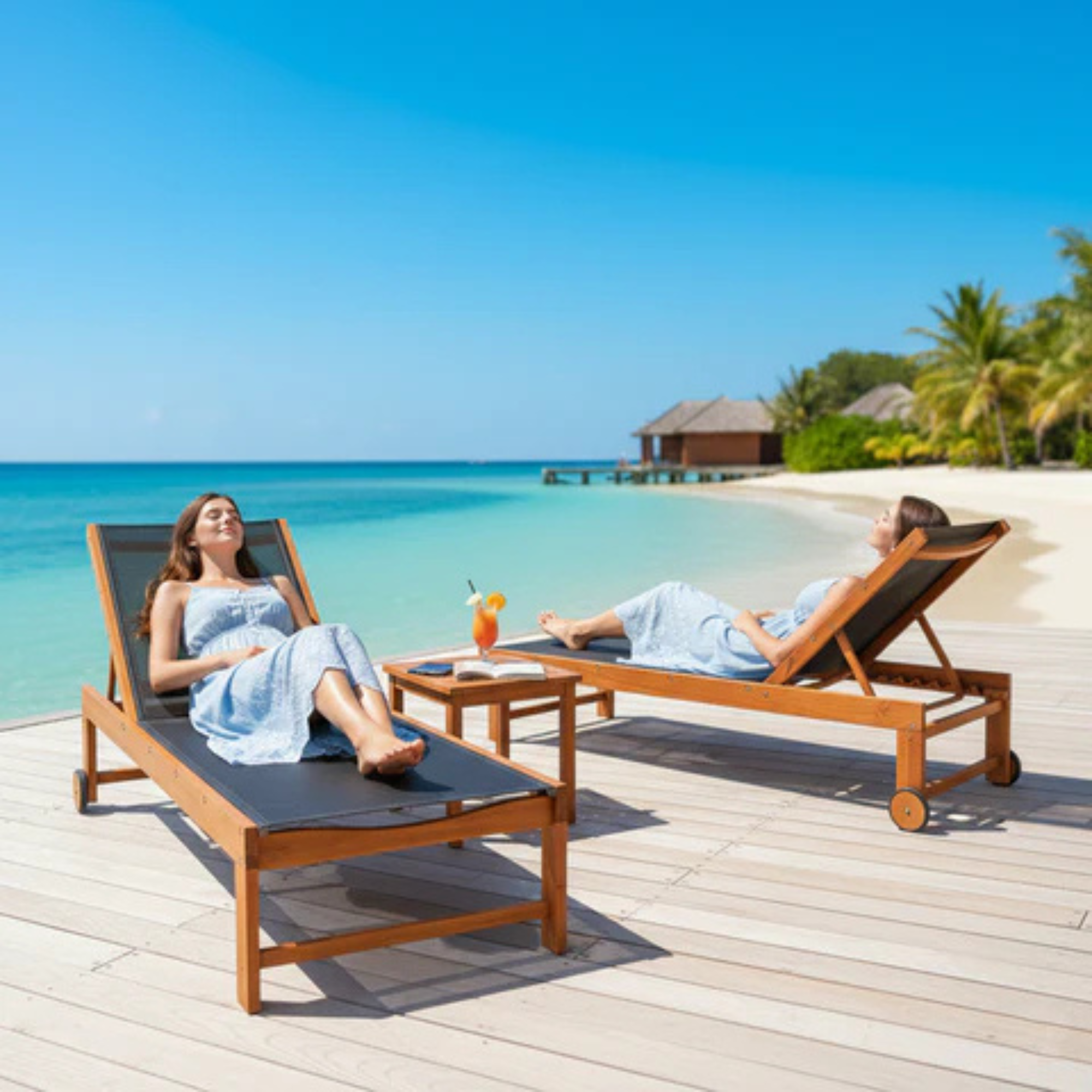 Adjustable Outdoor Sun Lounger