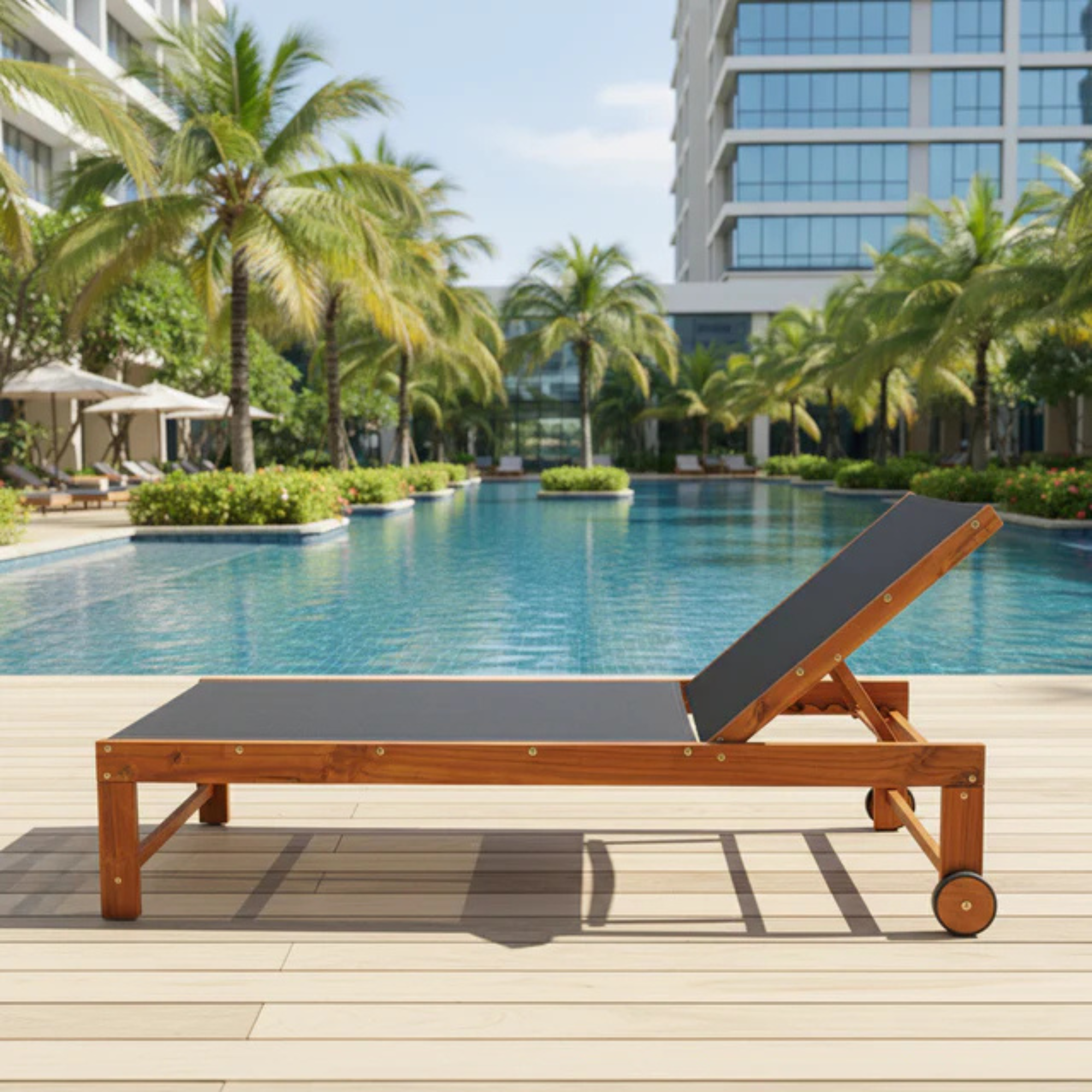Adjustable Outdoor Sun Lounger