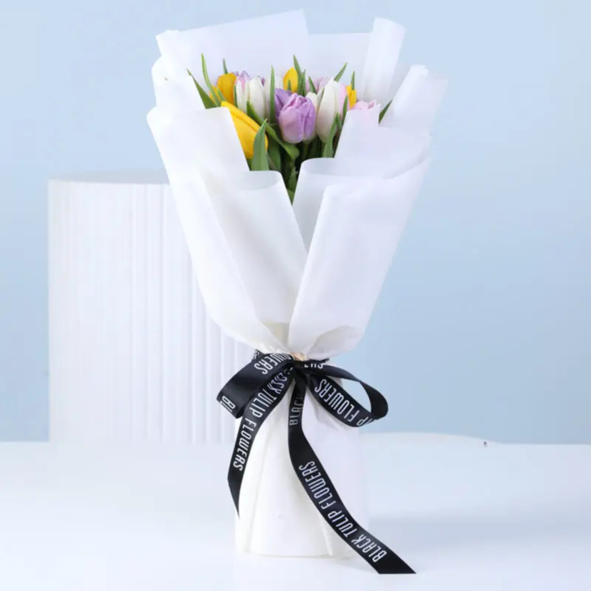 Premium Mixed Tulip Flower Bouquet 20 Stems