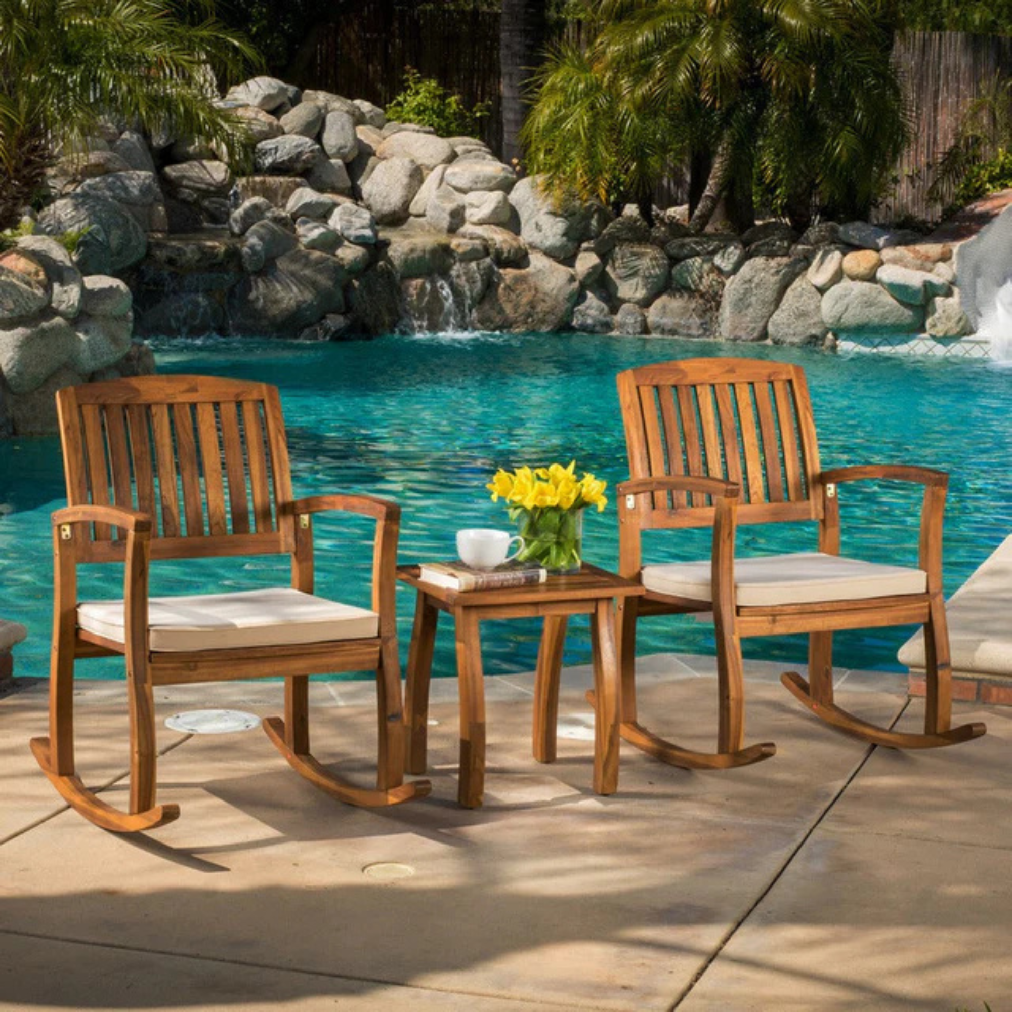Modern Wooden Rocking Chair