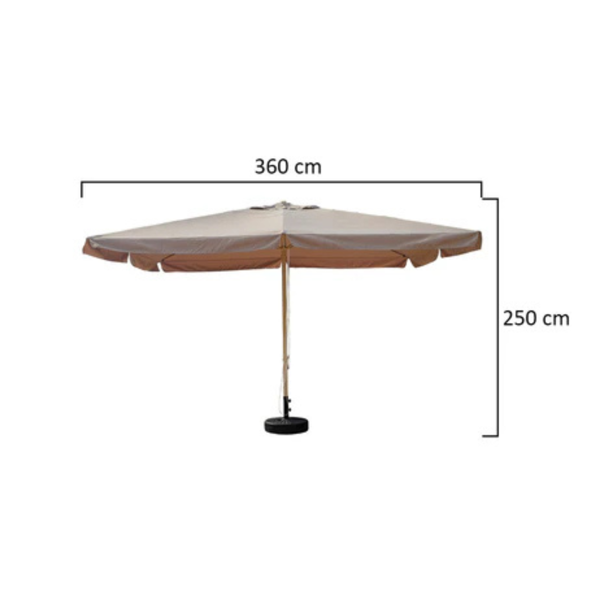 Outdoor Garden Umbrella Without Base