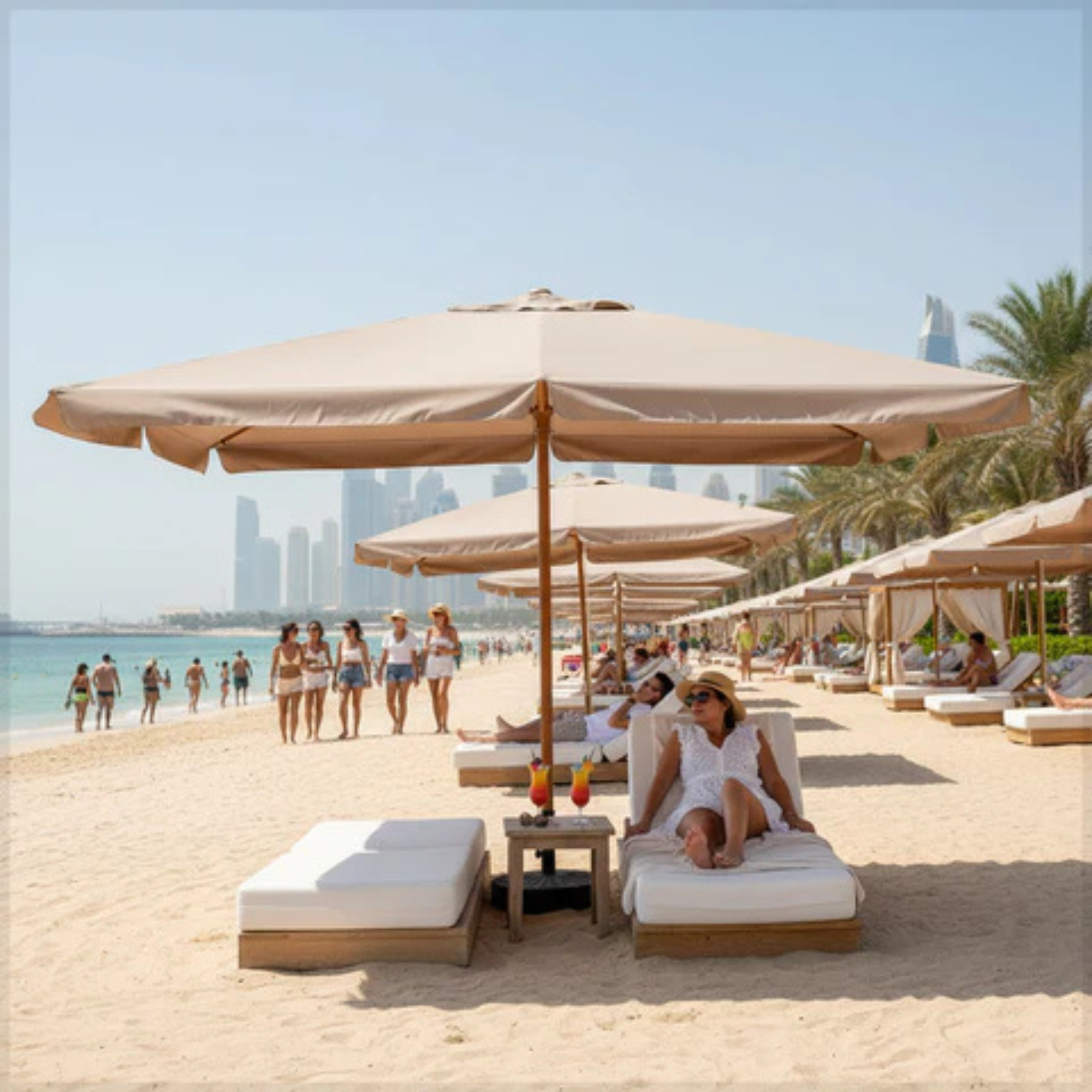 Outdoor Garden Umbrella Without Base