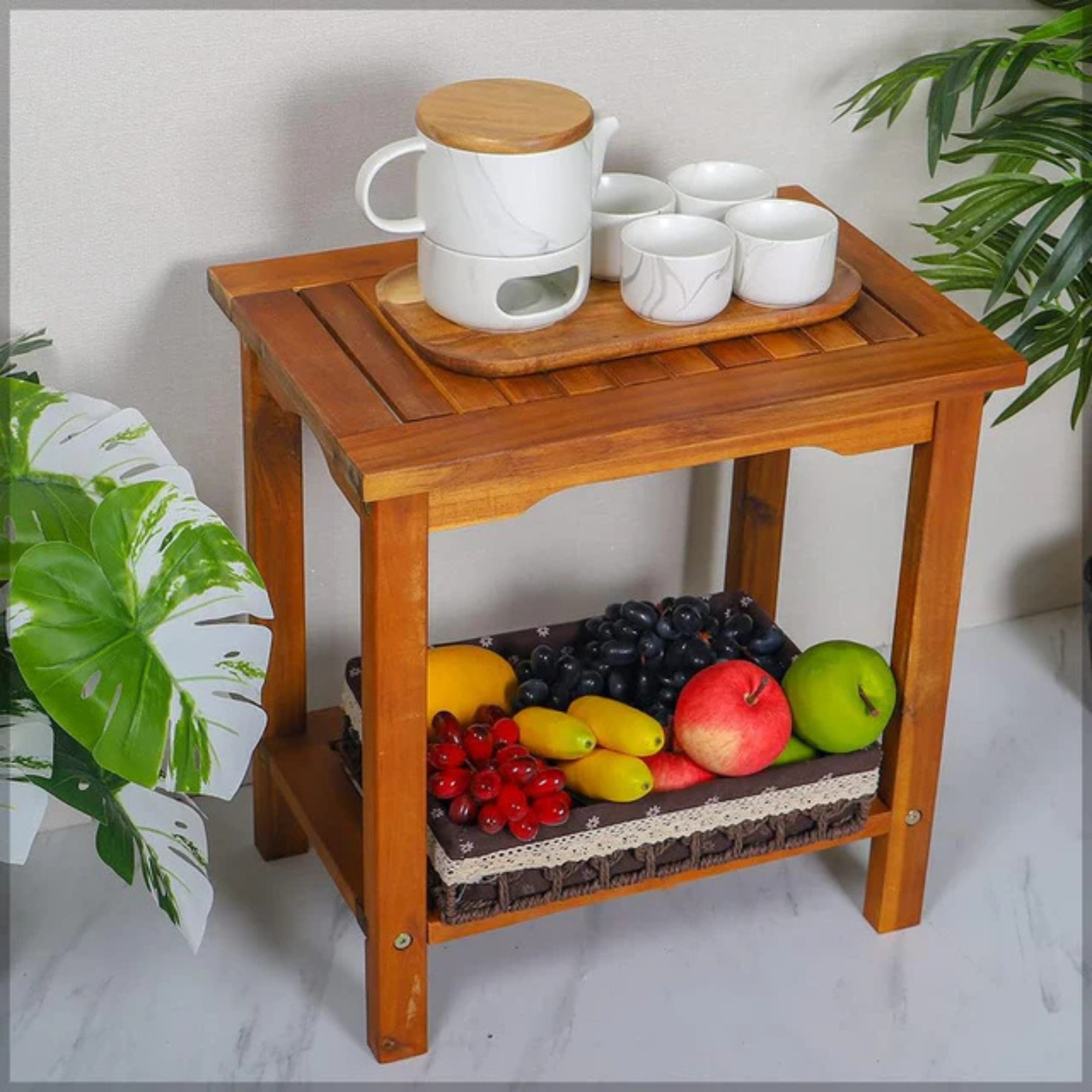 Natural Acacia Wood Table