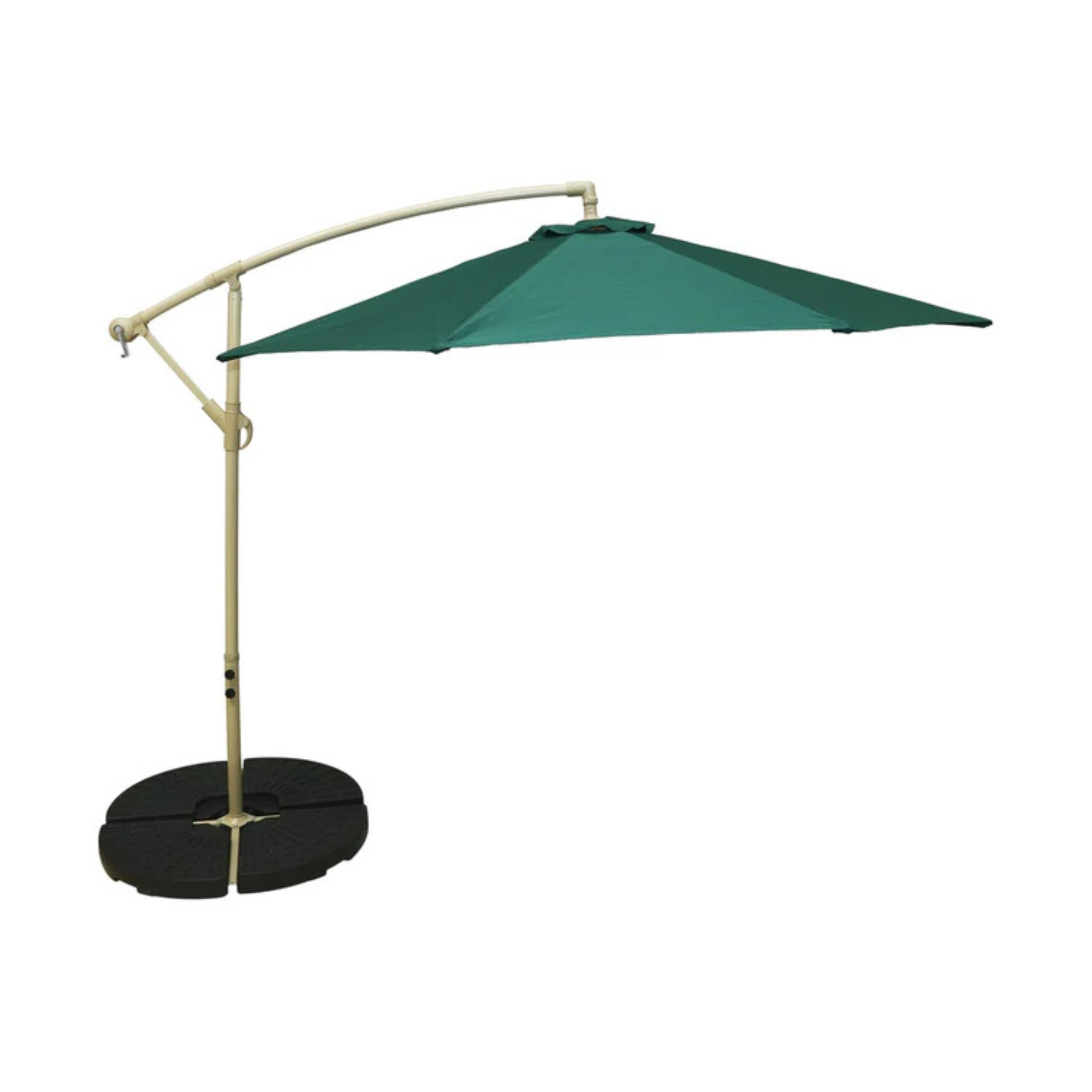 Cantilever Patio Hanging Garden Umbrella with Base