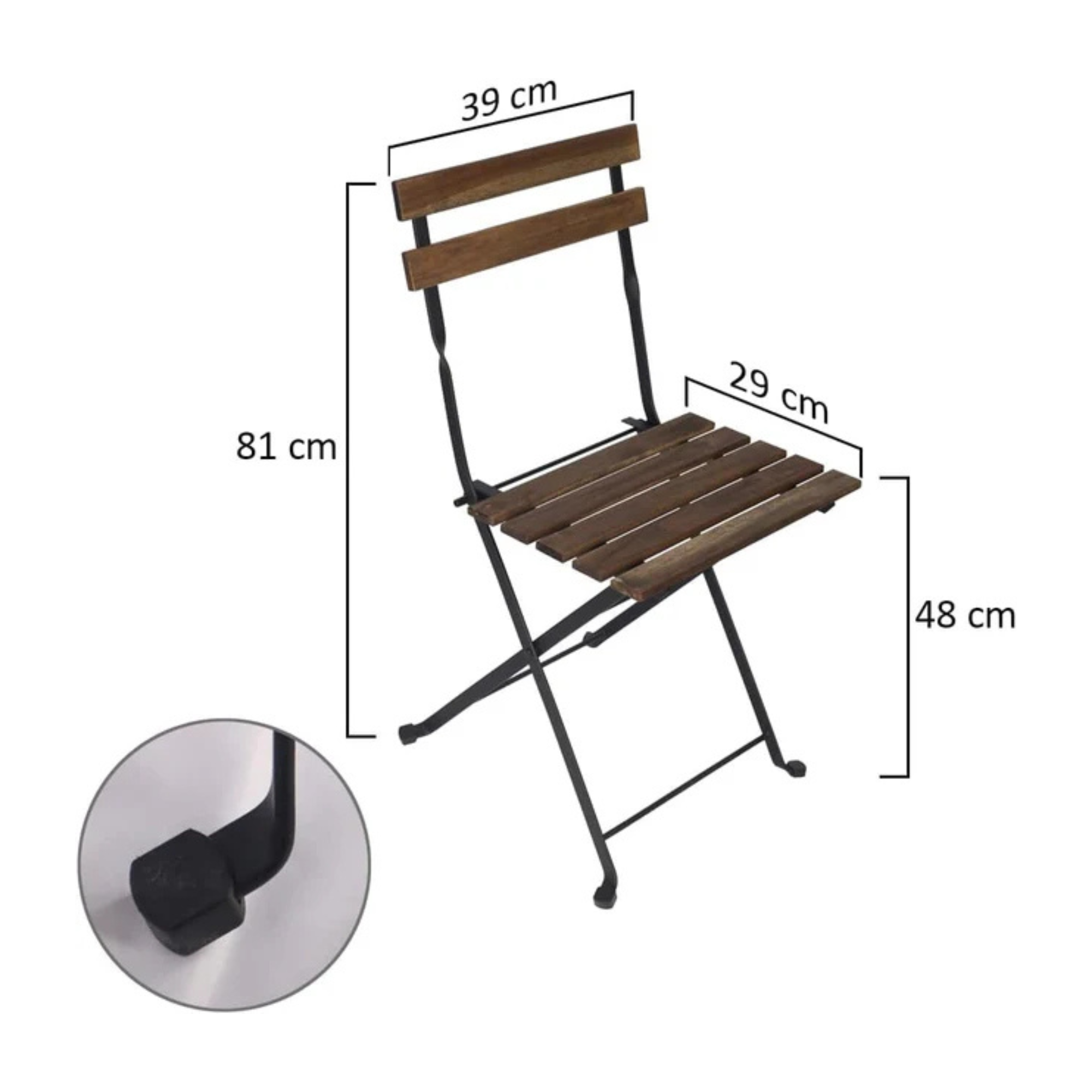 Table & Chair 5-Piece Bistro Set