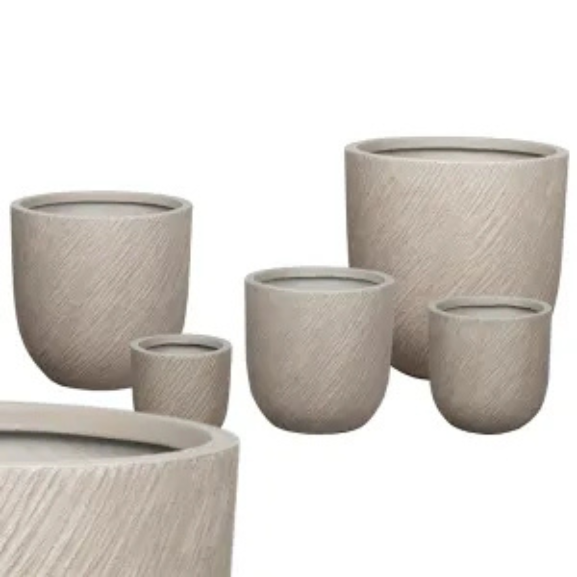 GRC Fiber Clay Plant Pots