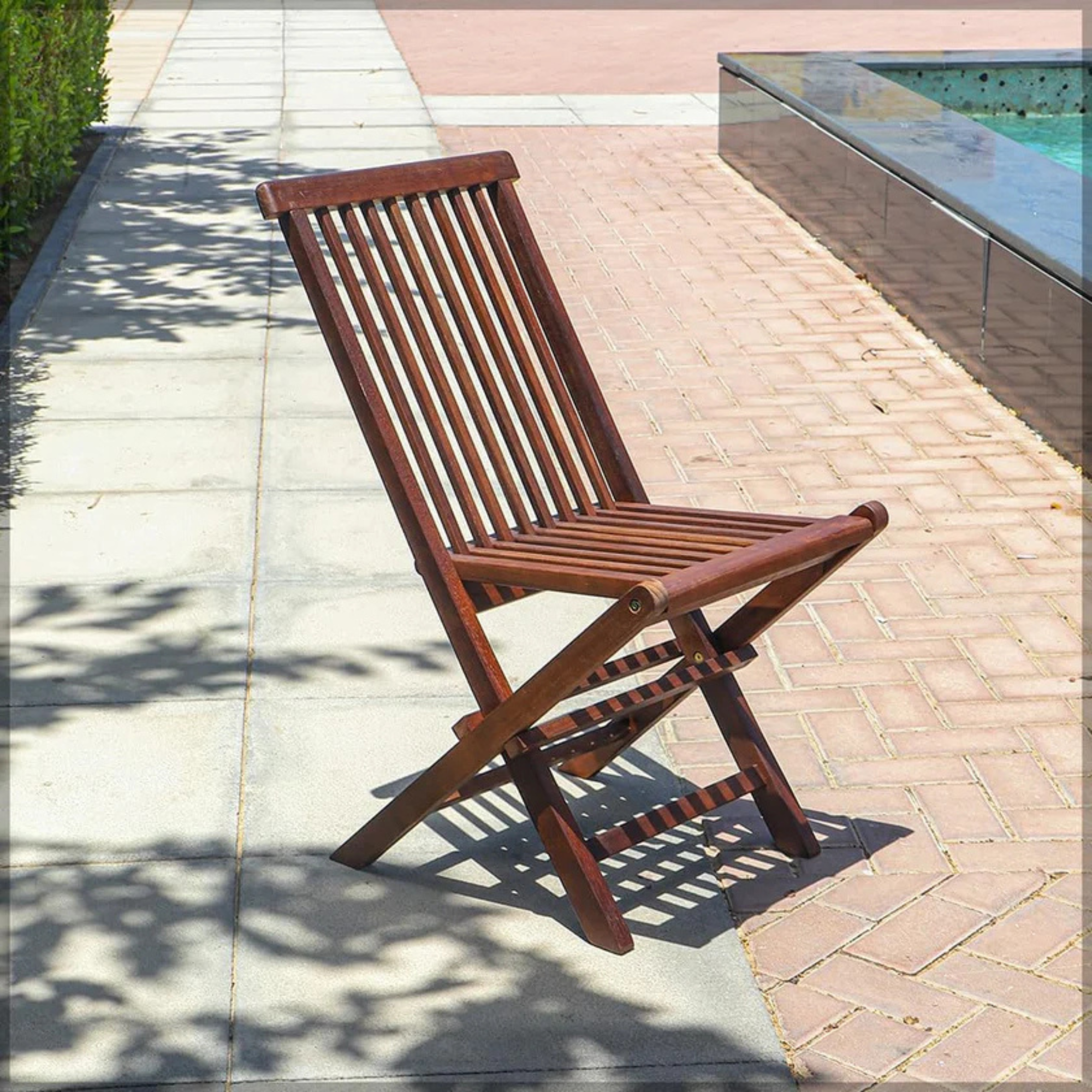 Outdoor Foldable Wooden Chair