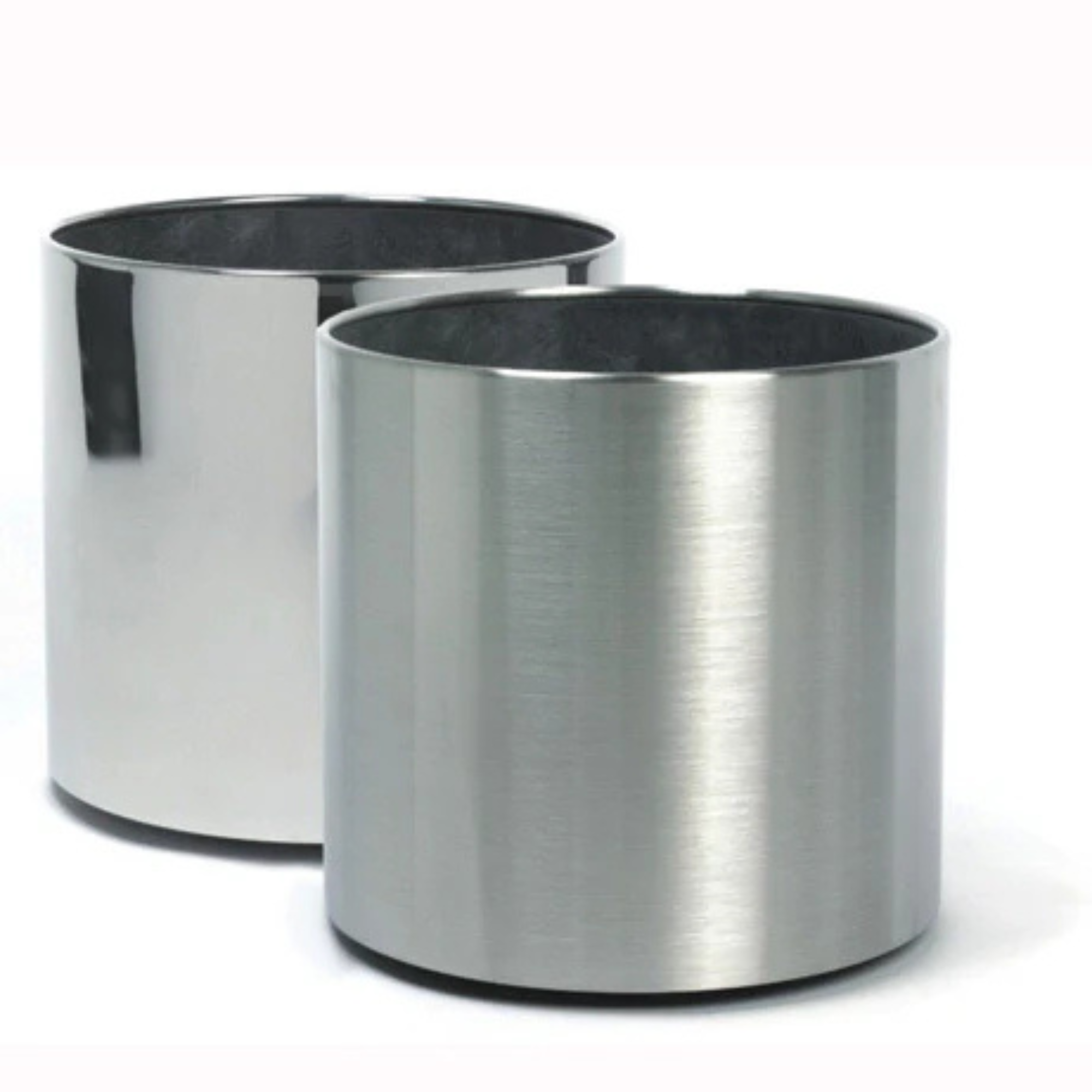 Classic cylinder Pots “Satin Finish”