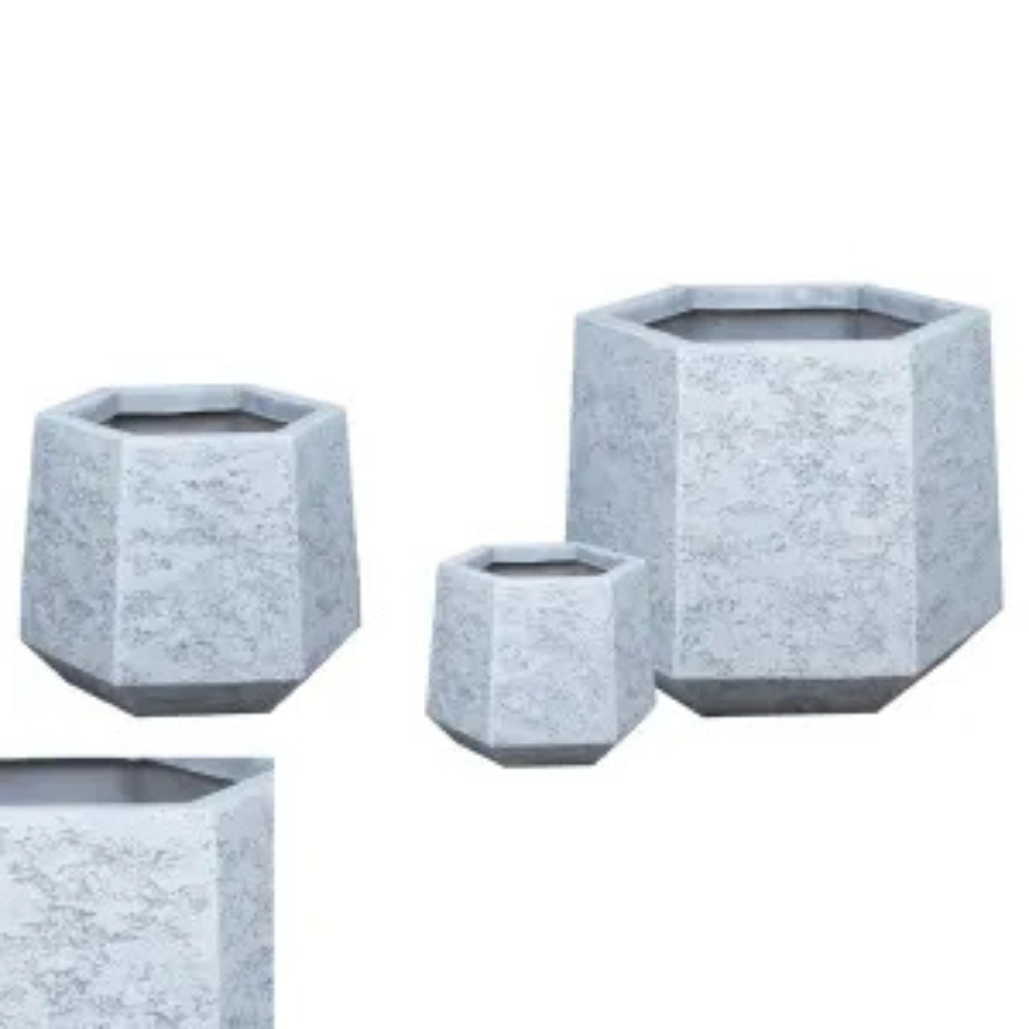 Modern GRC Fiber Clay Plant Pot Indoor Outdoor