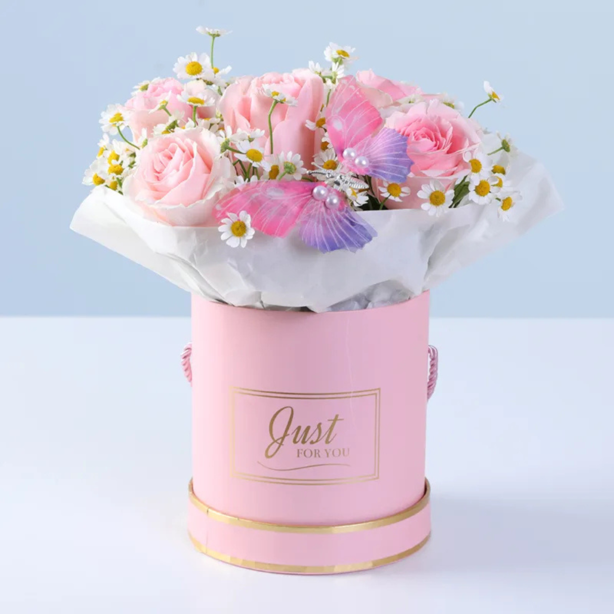 Premium Butterfly Floral Gift Box