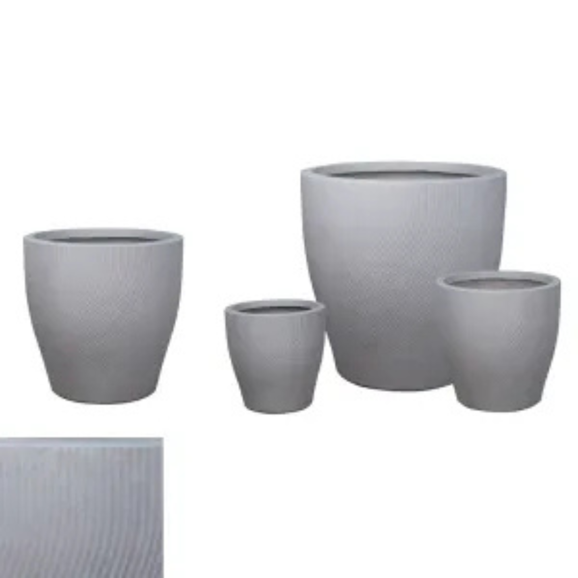 GRC Fiber Clay Plant Pot Indoor Outdoor