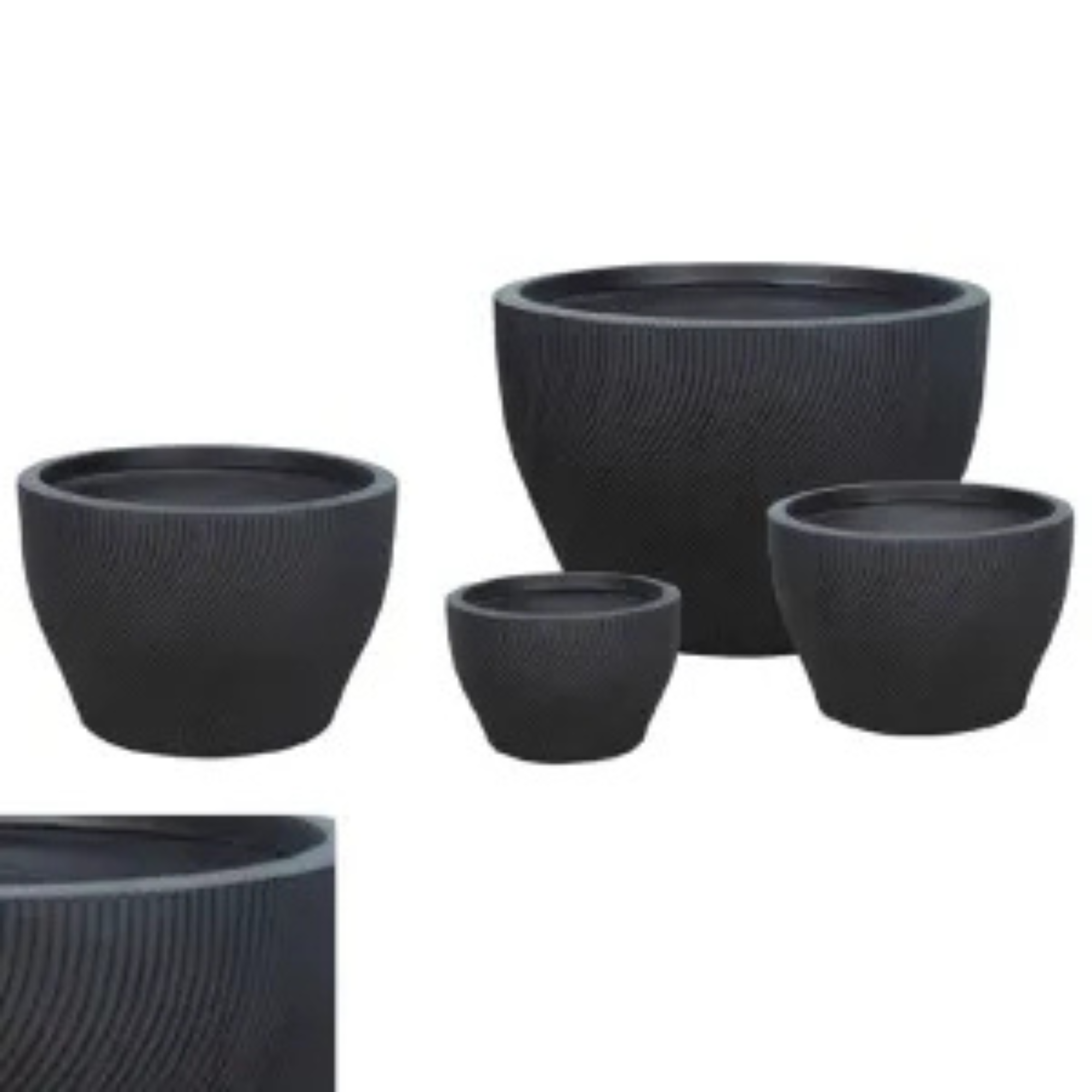 Durable GRC Fiber Clay Planter Pots