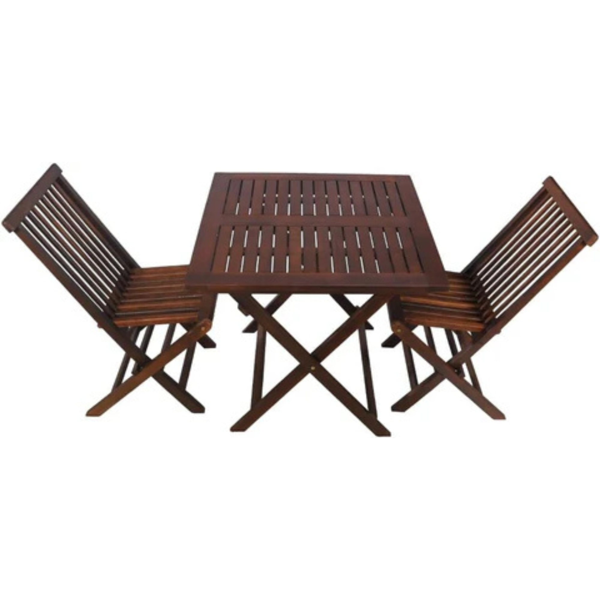2 Chair & 1 Table Wooden Set