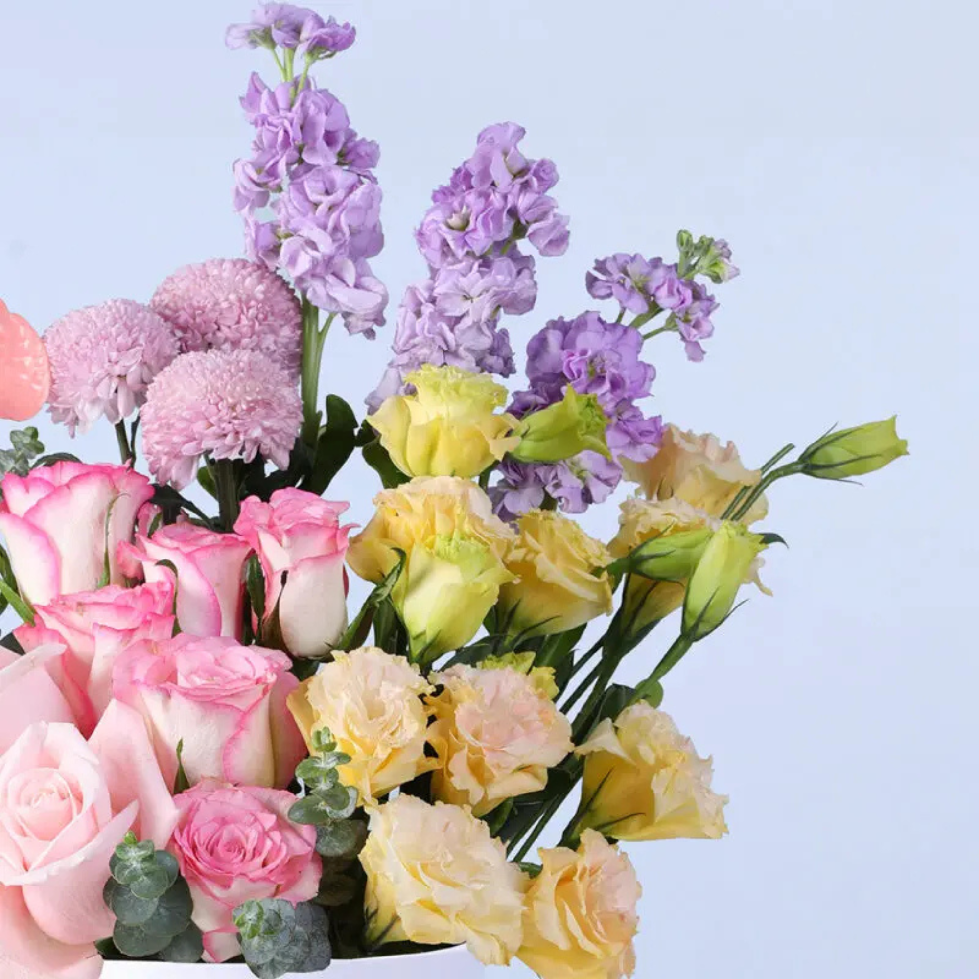 Pastel Mixed Luxury Flower Box Arrangement