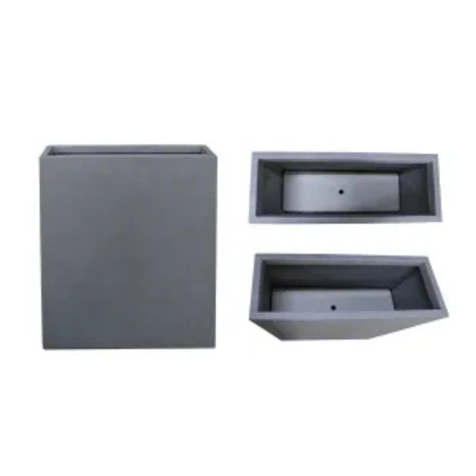 Modern Tall Rectangular Planter Box