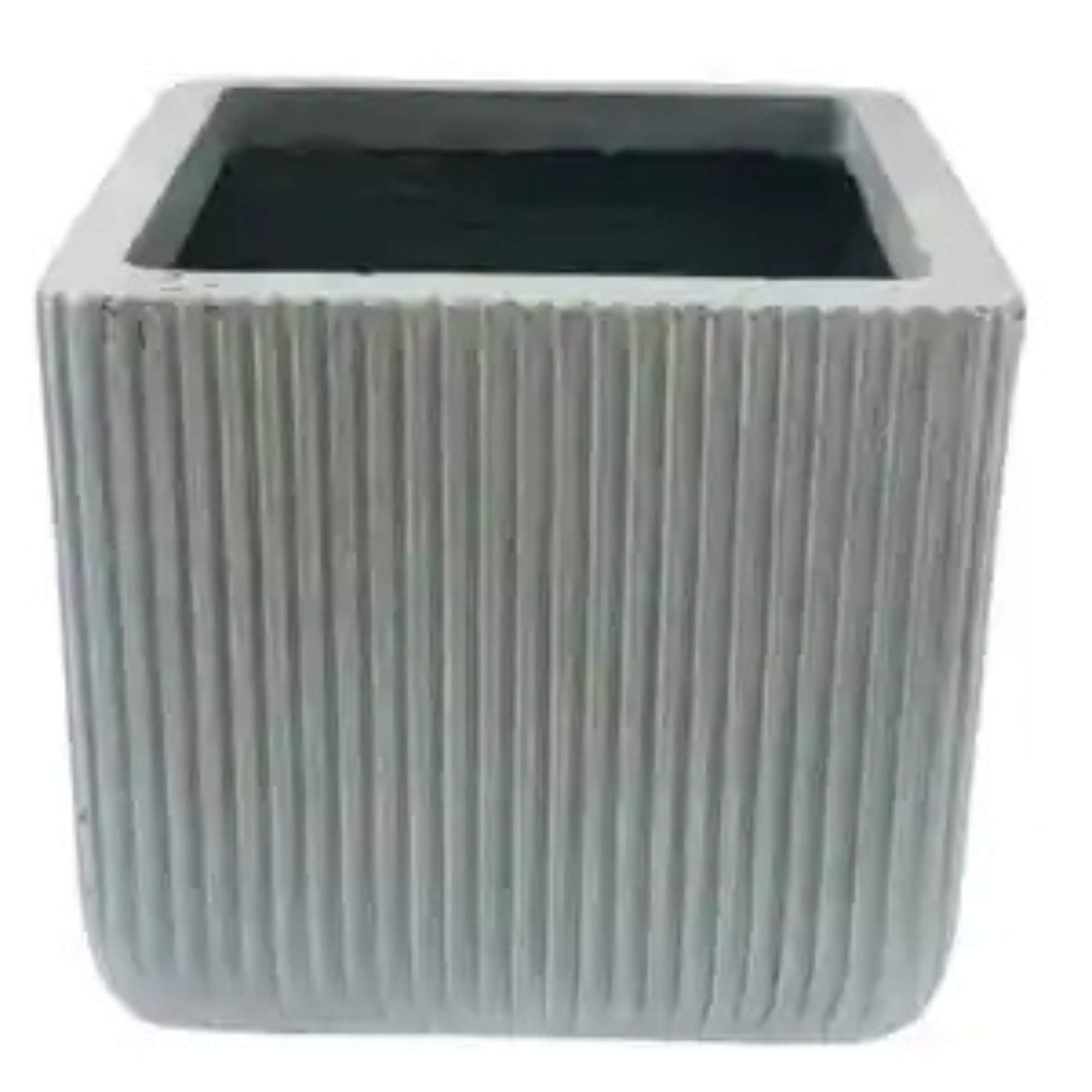 Premium Square Fiber Clay Planter Pots