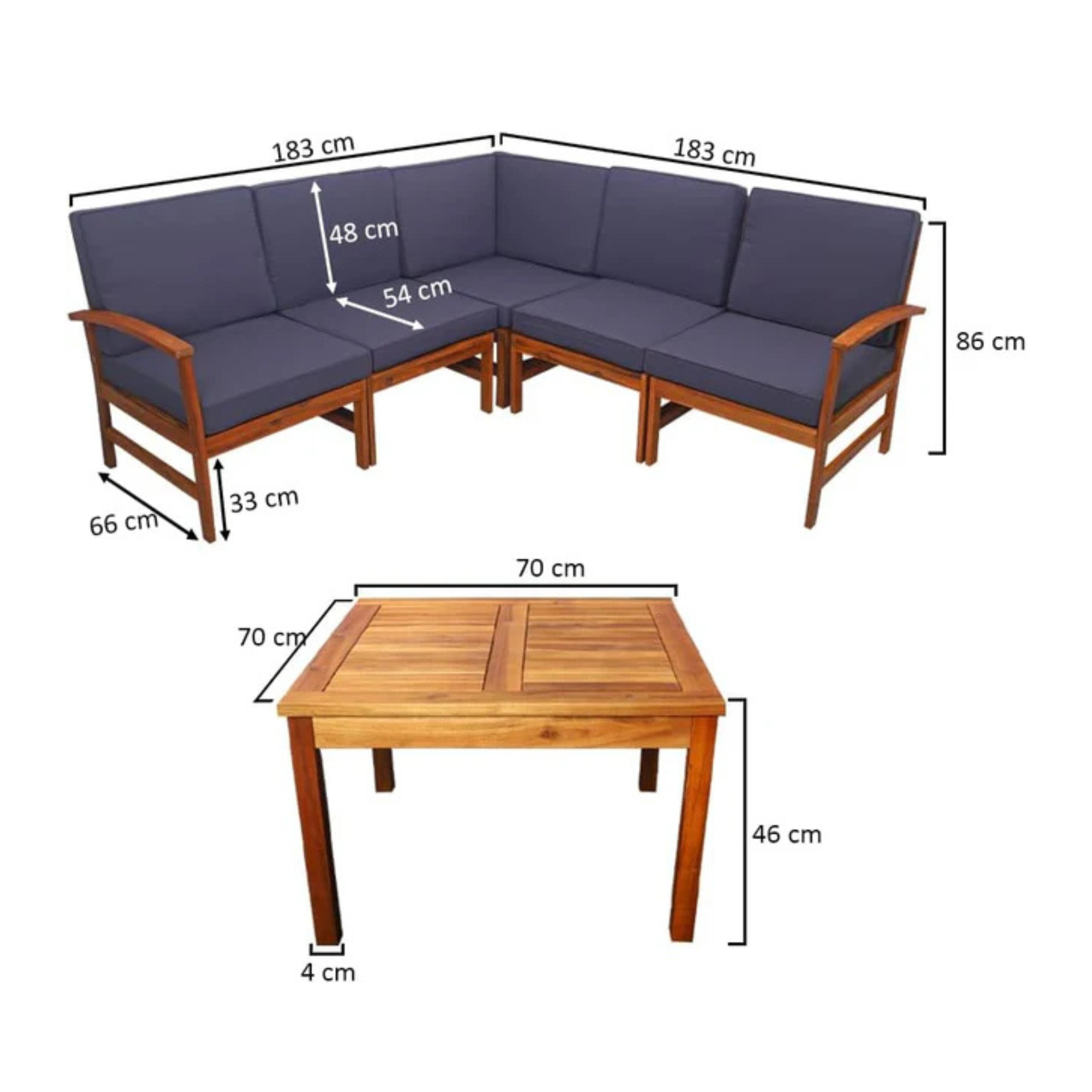 Stylish 5 Seater Sectional Sofa Set