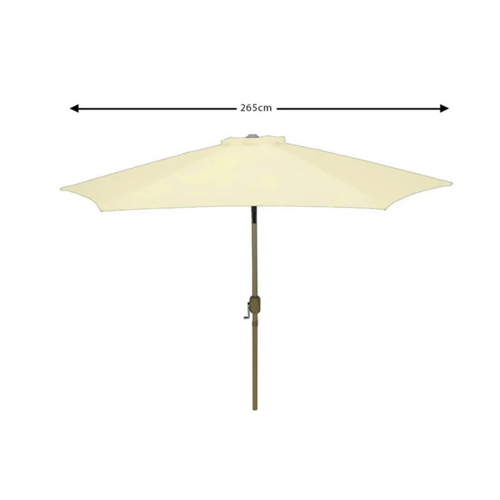 6-Rib Patio Replacement Umbrella Canopy Cover
