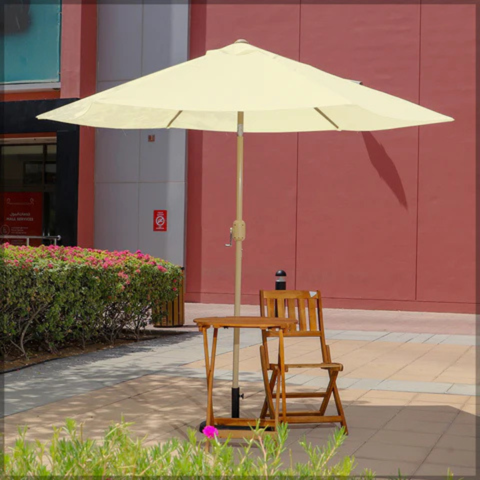 6-Rib Patio Replacement Umbrella Canopy Cover