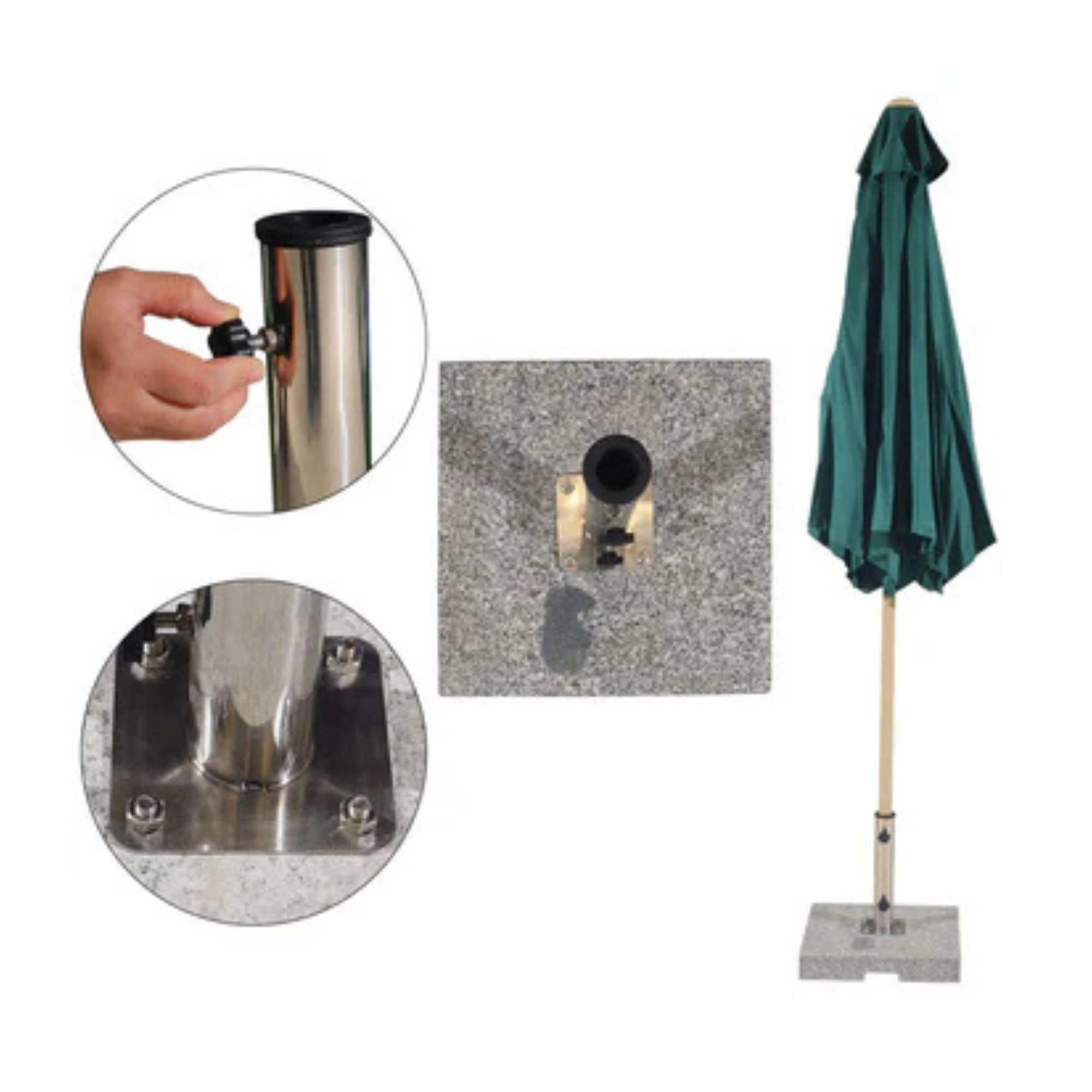 Outdoor Marble Umbrella Base 40kg