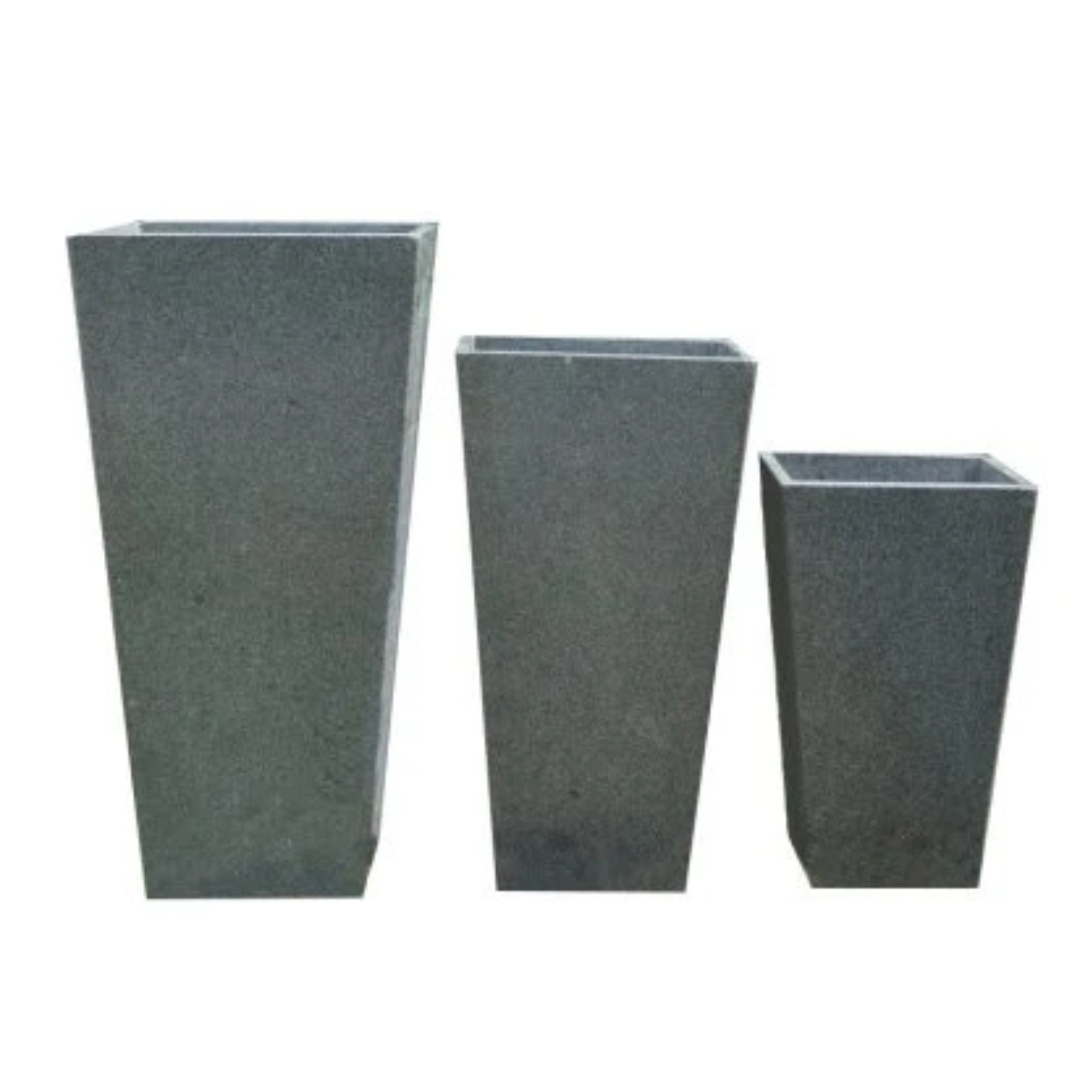 HS Large Granite Grey Flower Pots