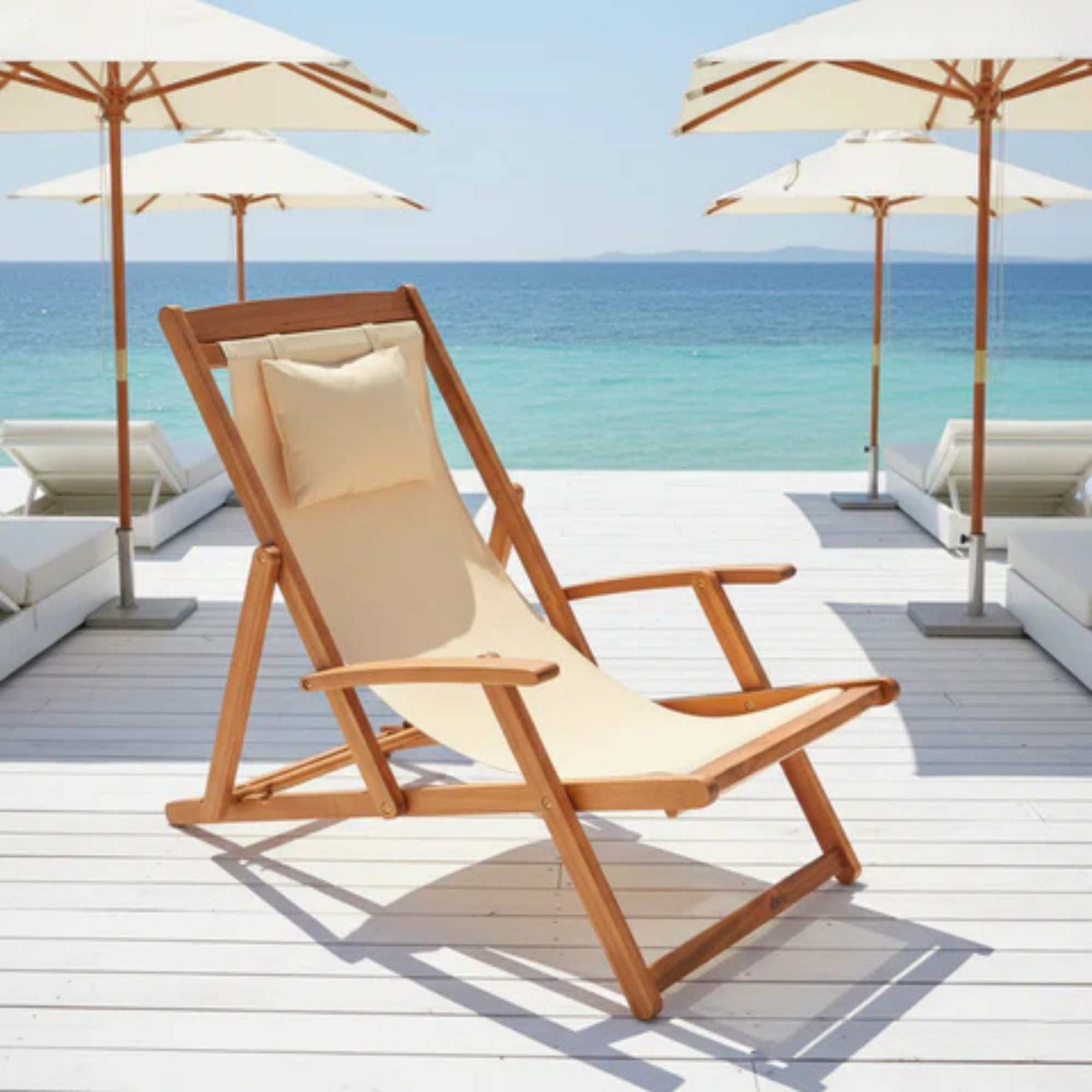 Premium Solid Wood Lounge Chair