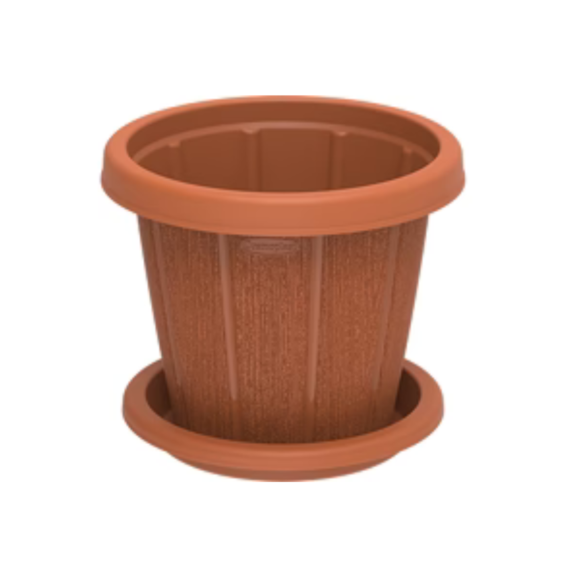 Round Cedargrain Flower Pots