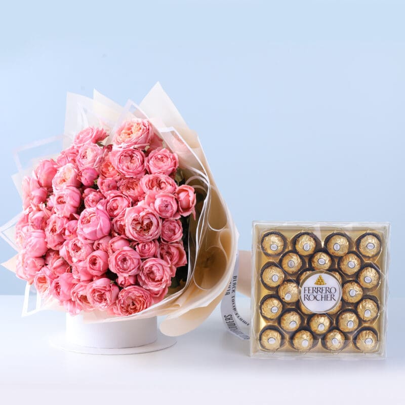 Premium Pink Bombastic Rose Bouquet